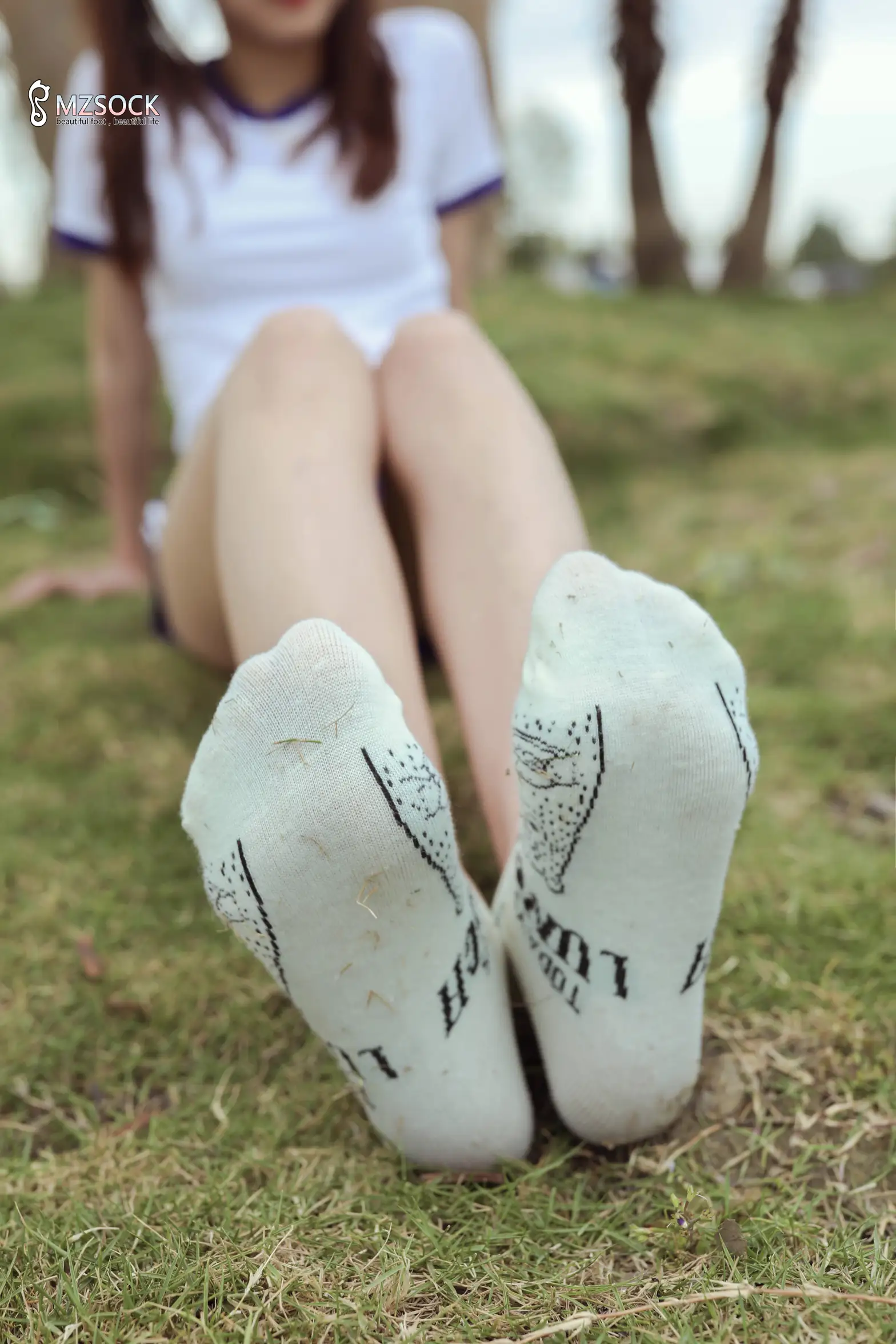 [Mzsock] Love beautiful feet NO.106 cocoa#[74P]-6