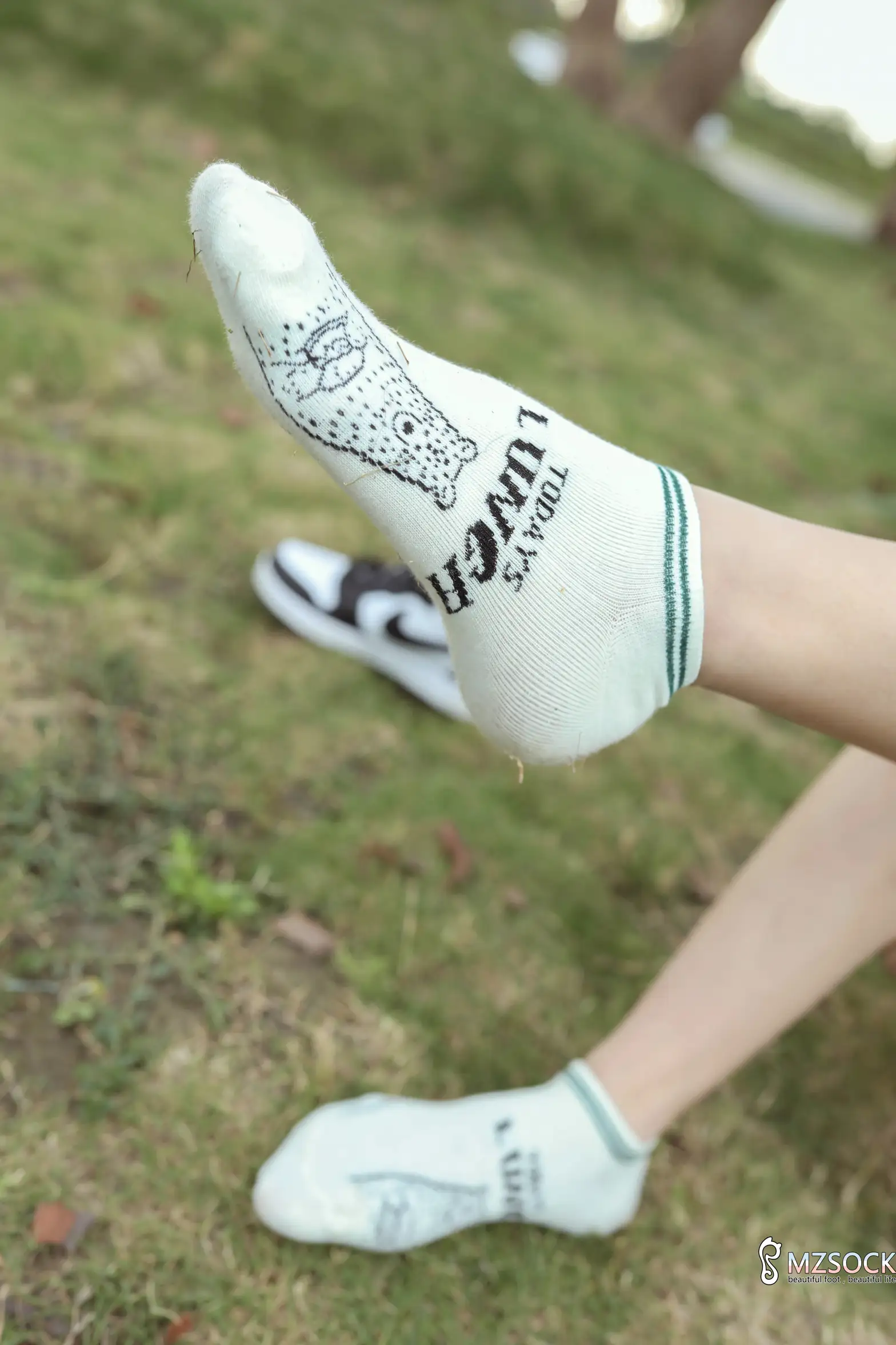[Mzsock] Love beautiful feet NO.106 cocoa#[74P]-4