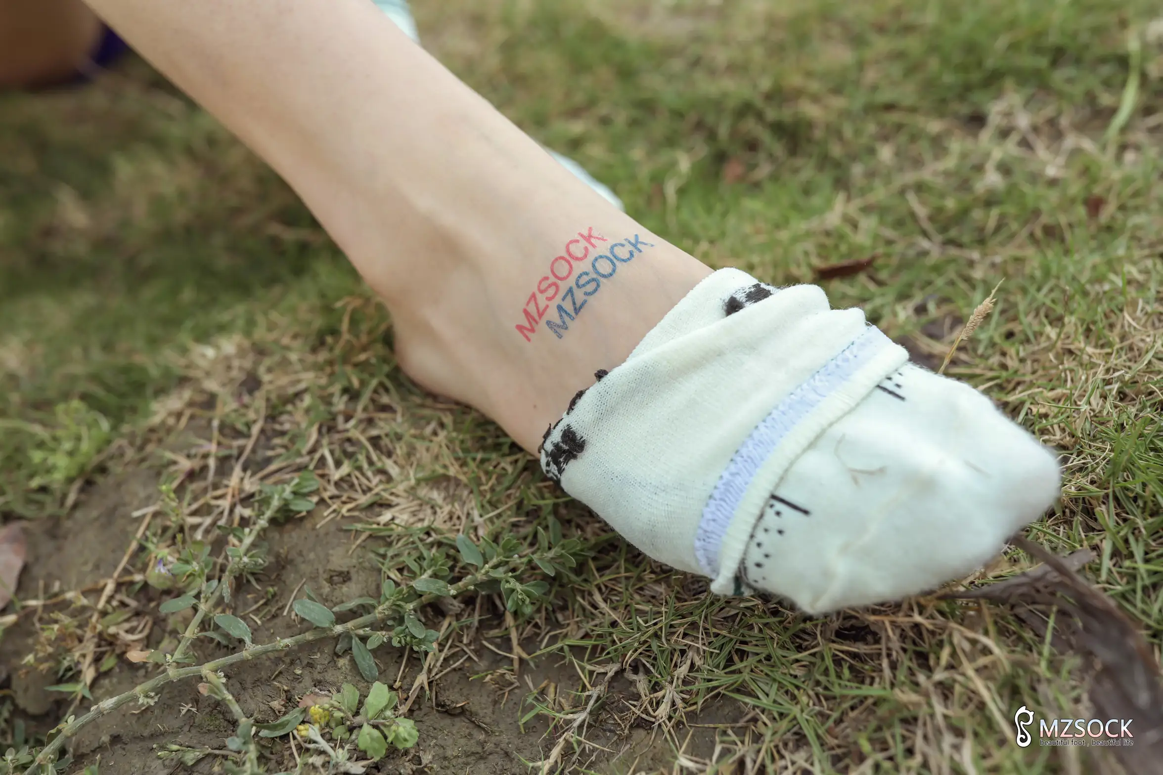 [Mzsock] Love beautiful feet NO.106 cocoa#[74P]-6