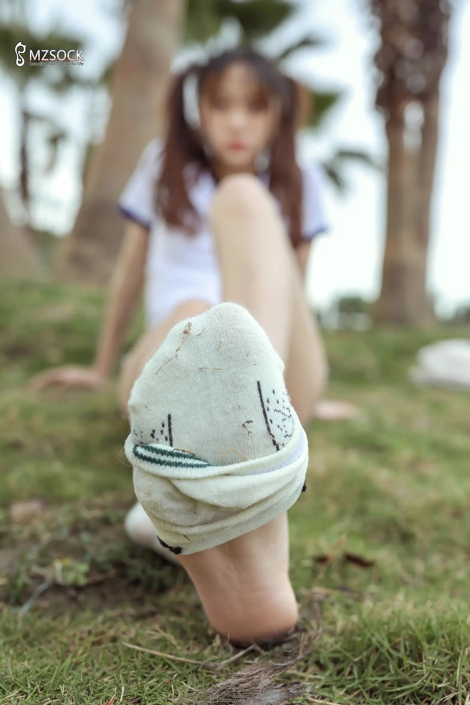 [Mzsock] Love beautiful feet NO.106 cocoa#[74P]-7