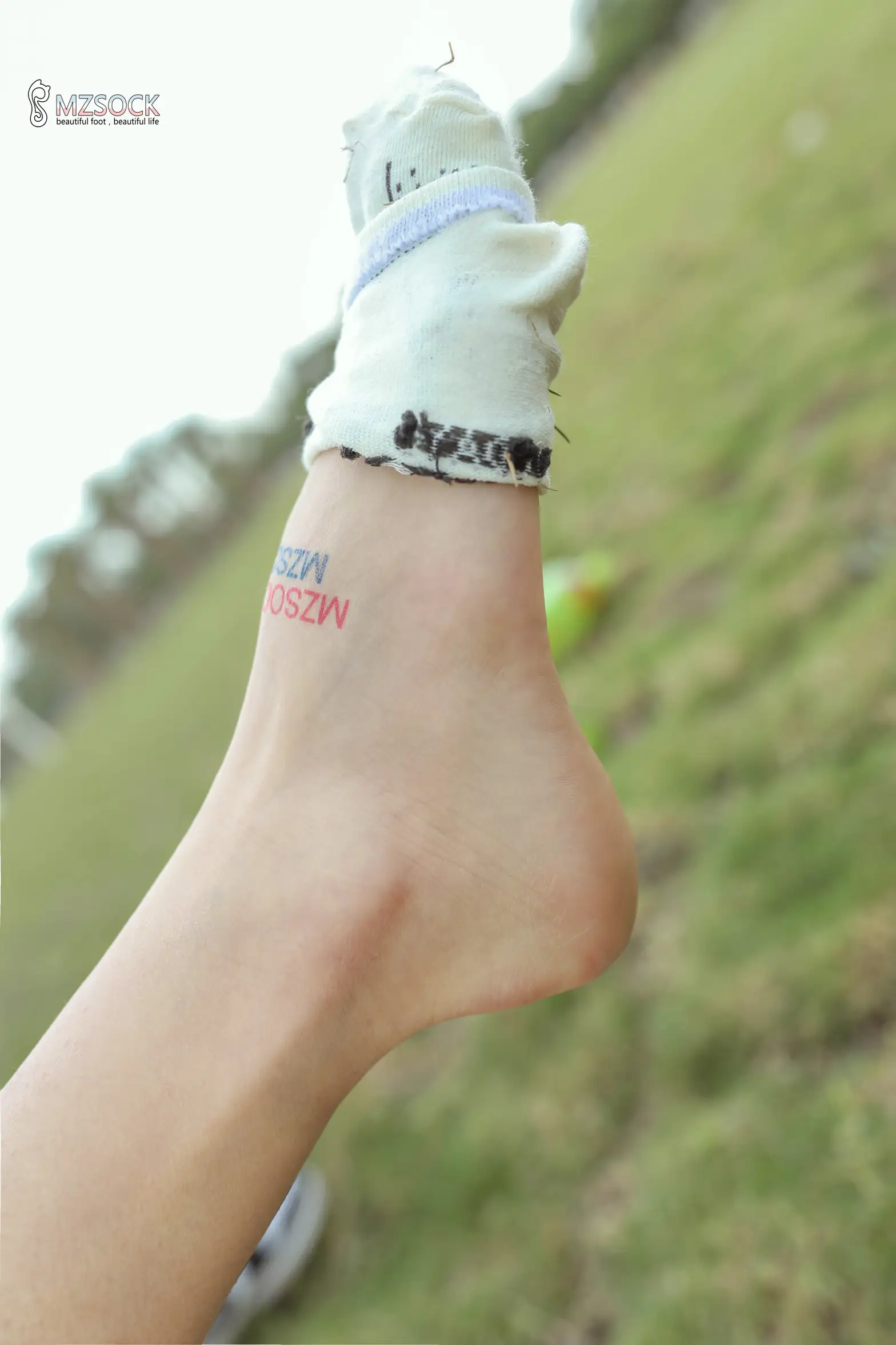[Mzsock] Love beautiful feet NO.106 cocoa#[74P]-3