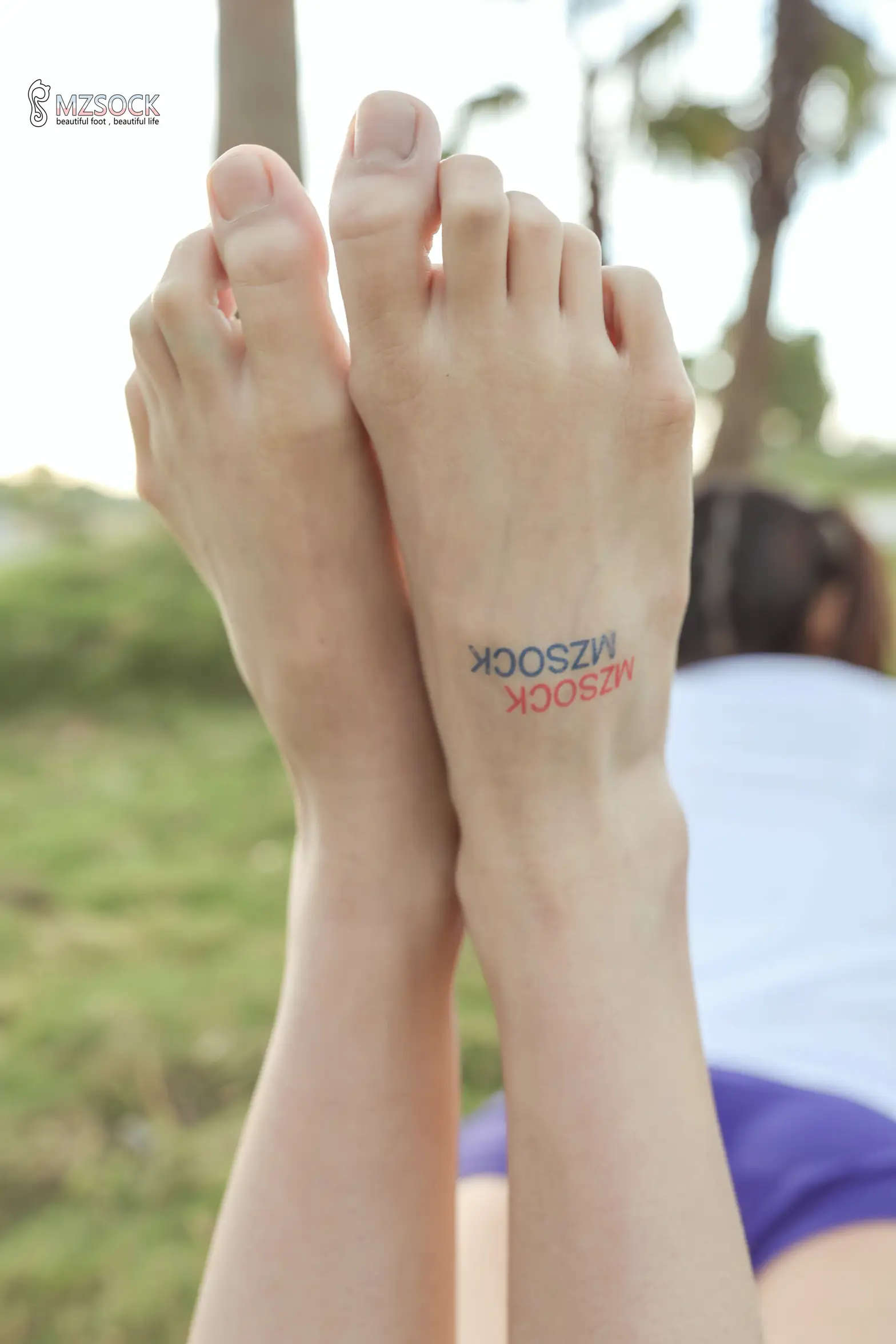 [Mzsock] Love beautiful feet NO.106 cocoa#[74P]-4