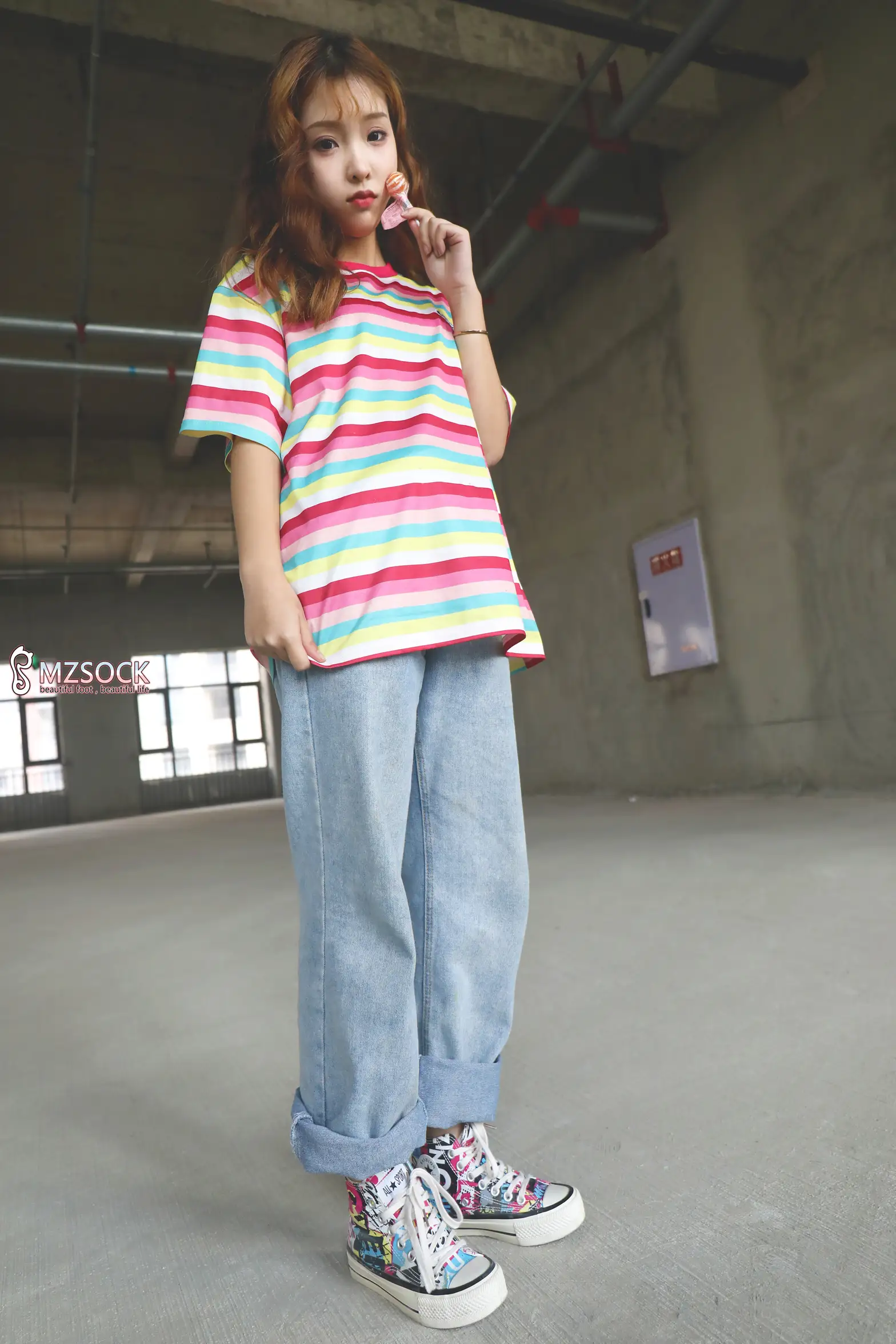 [Mzsock] Love beautiful feet NO.206 ella#[74P]-1