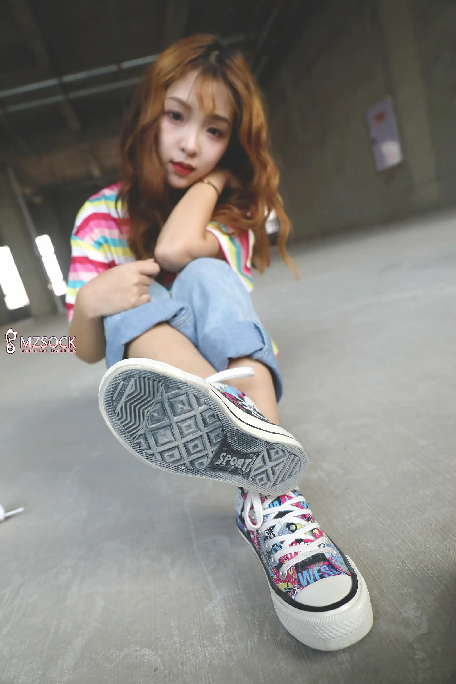 [Mzsock] Love beautiful feet NO.206 ella#[74P]-3