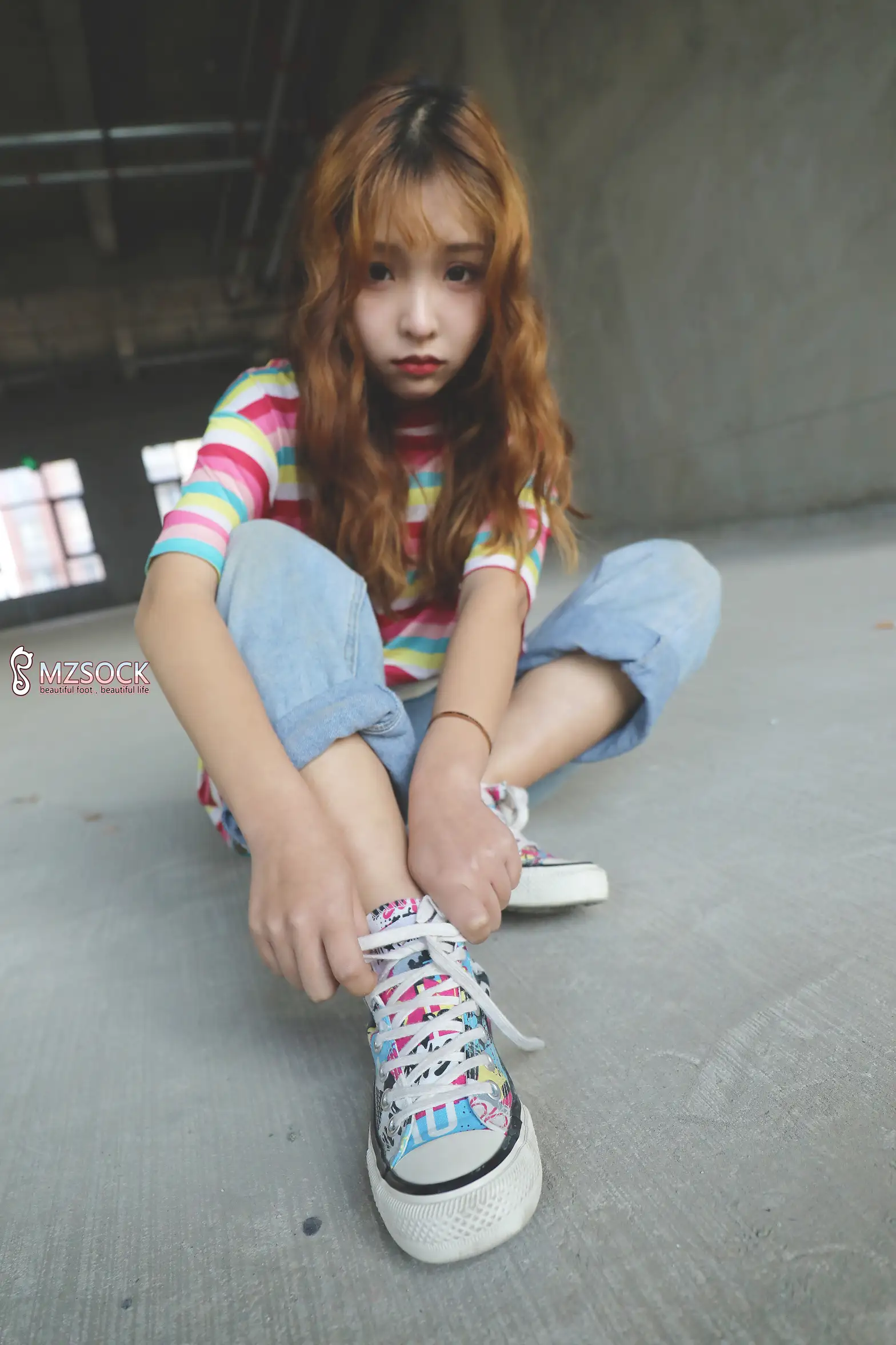 [Mzsock] Love beautiful feet NO.206 ella#[74P]-9
