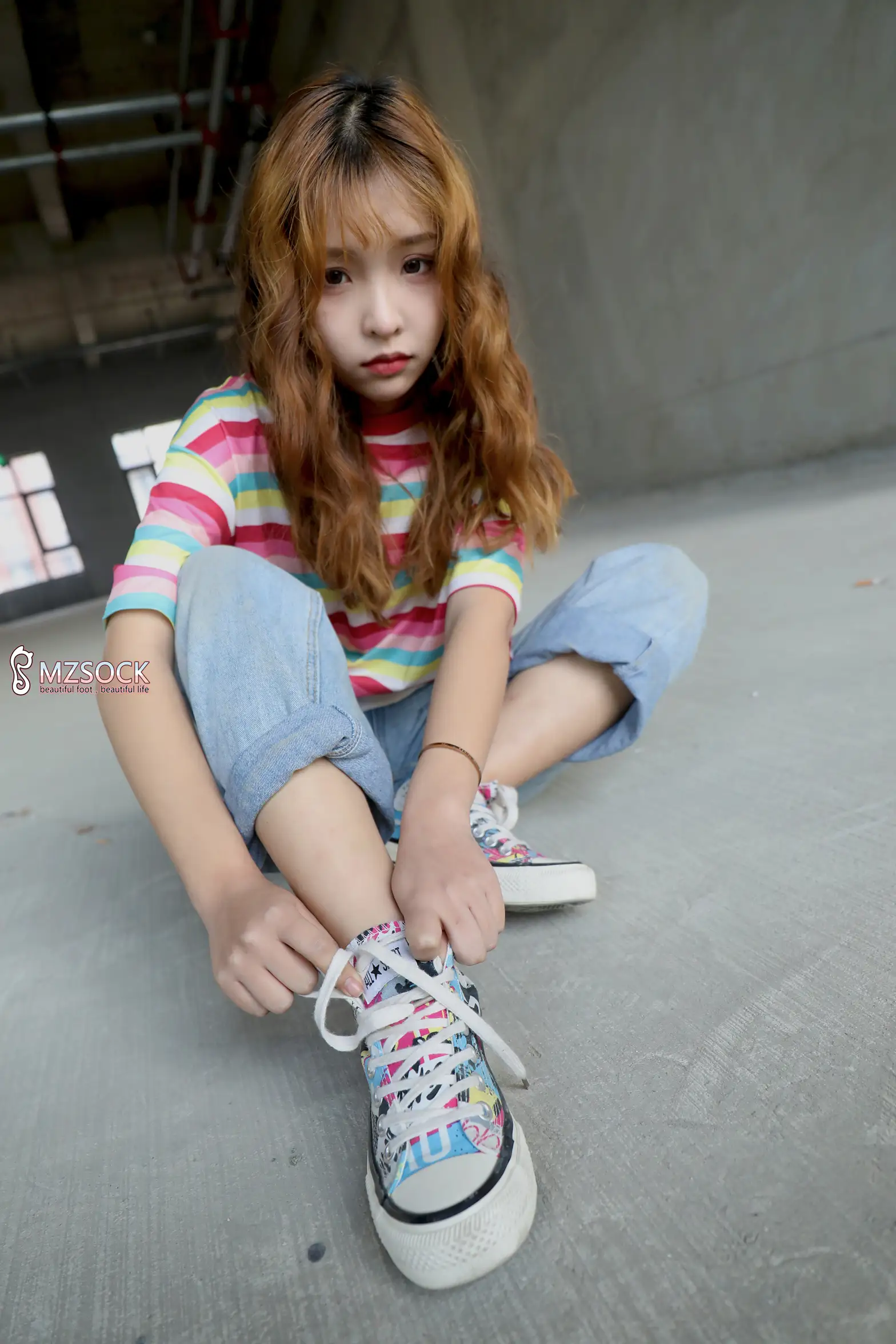 [Mzsock] Love beautiful feet NO.206 ella#[74P]-10