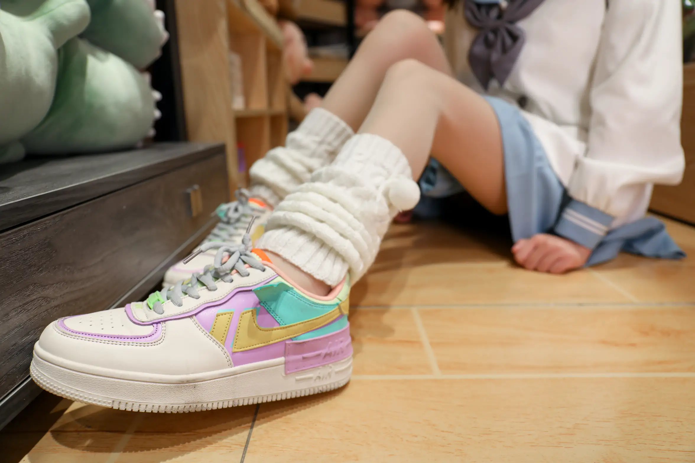 [Mzsock] Love beautiful feet NO.129 Mulberry#[74P]-1