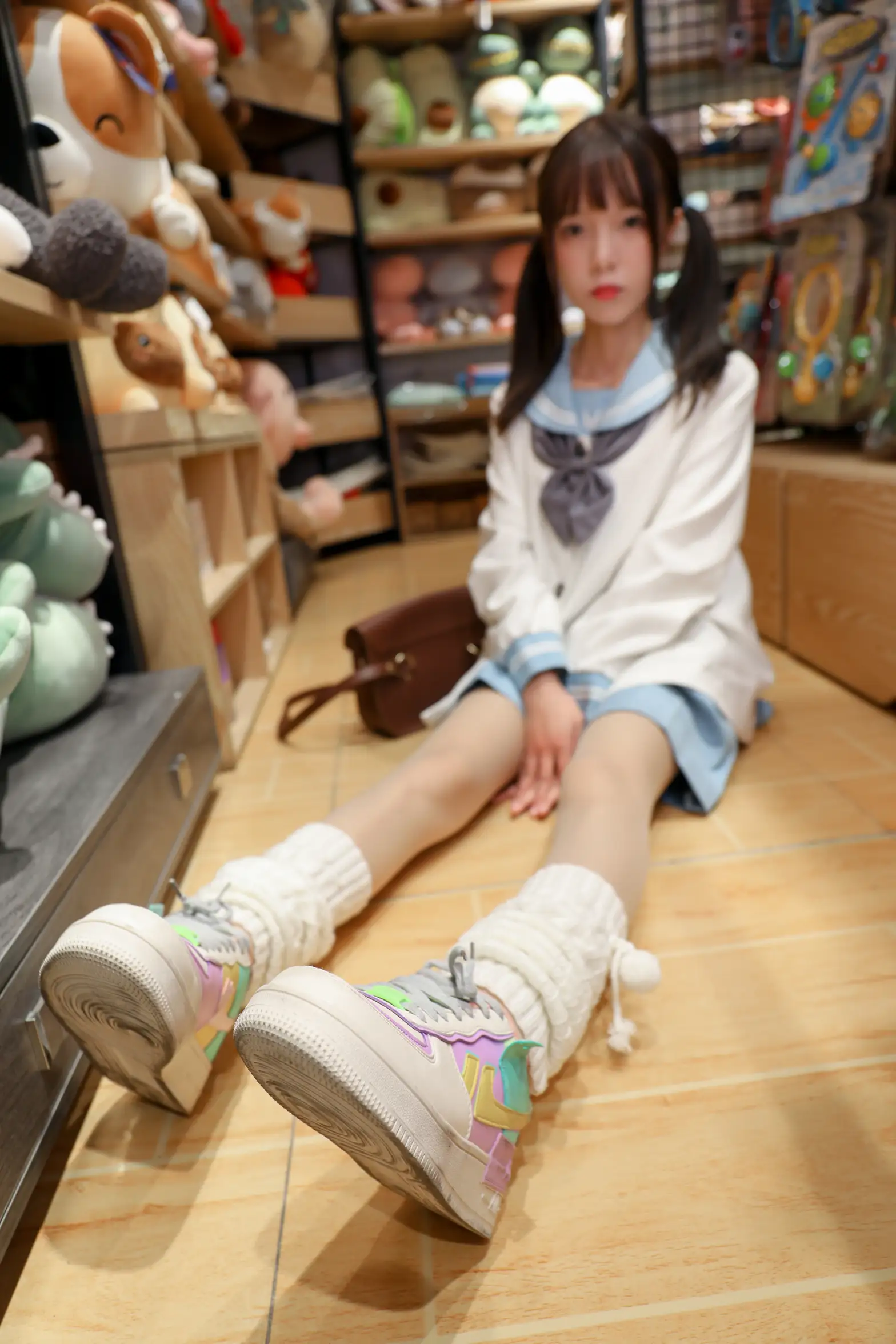 [Mzsock] Love beautiful feet NO.129 Mulberry#[74P]-4