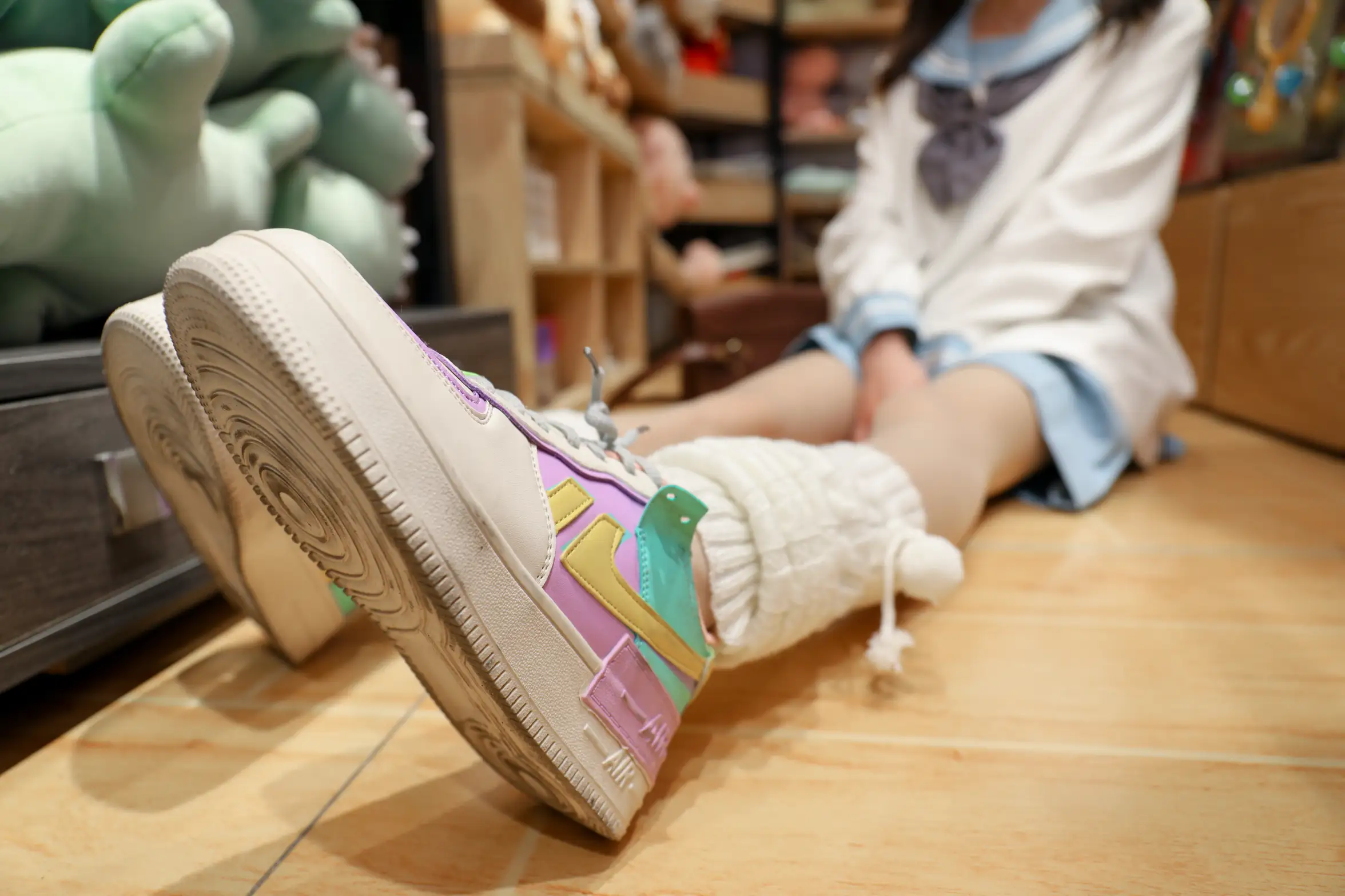 [Mzsock] Love beautiful feet NO.129 Mulberry#[74P]-5