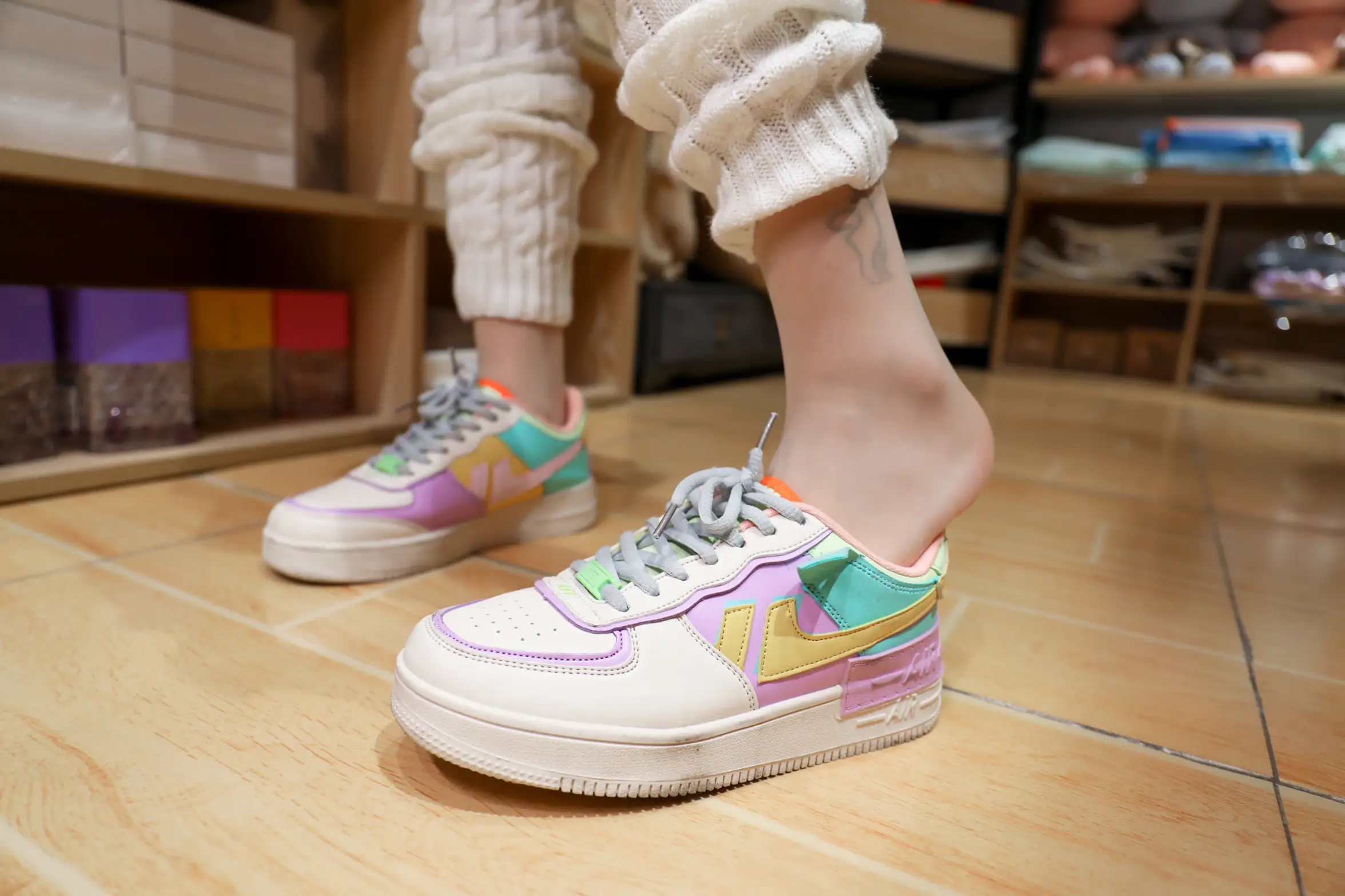[Mzsock] Love beautiful feet NO.129 Mulberry#[74P]-1