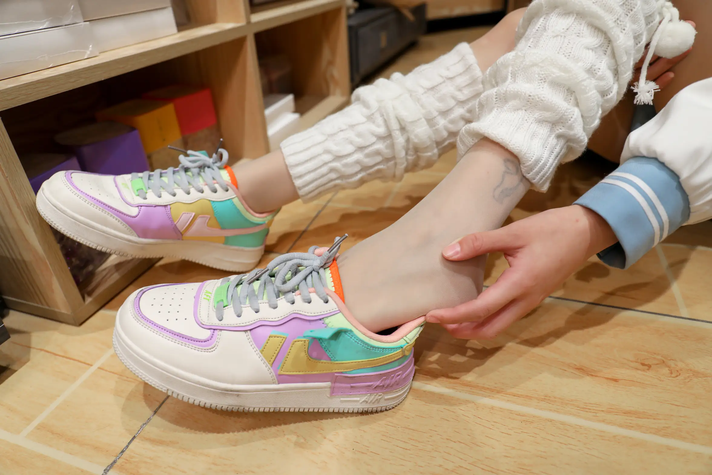 [Mzsock] Love beautiful feet NO.129 Mulberry#[74P]-3