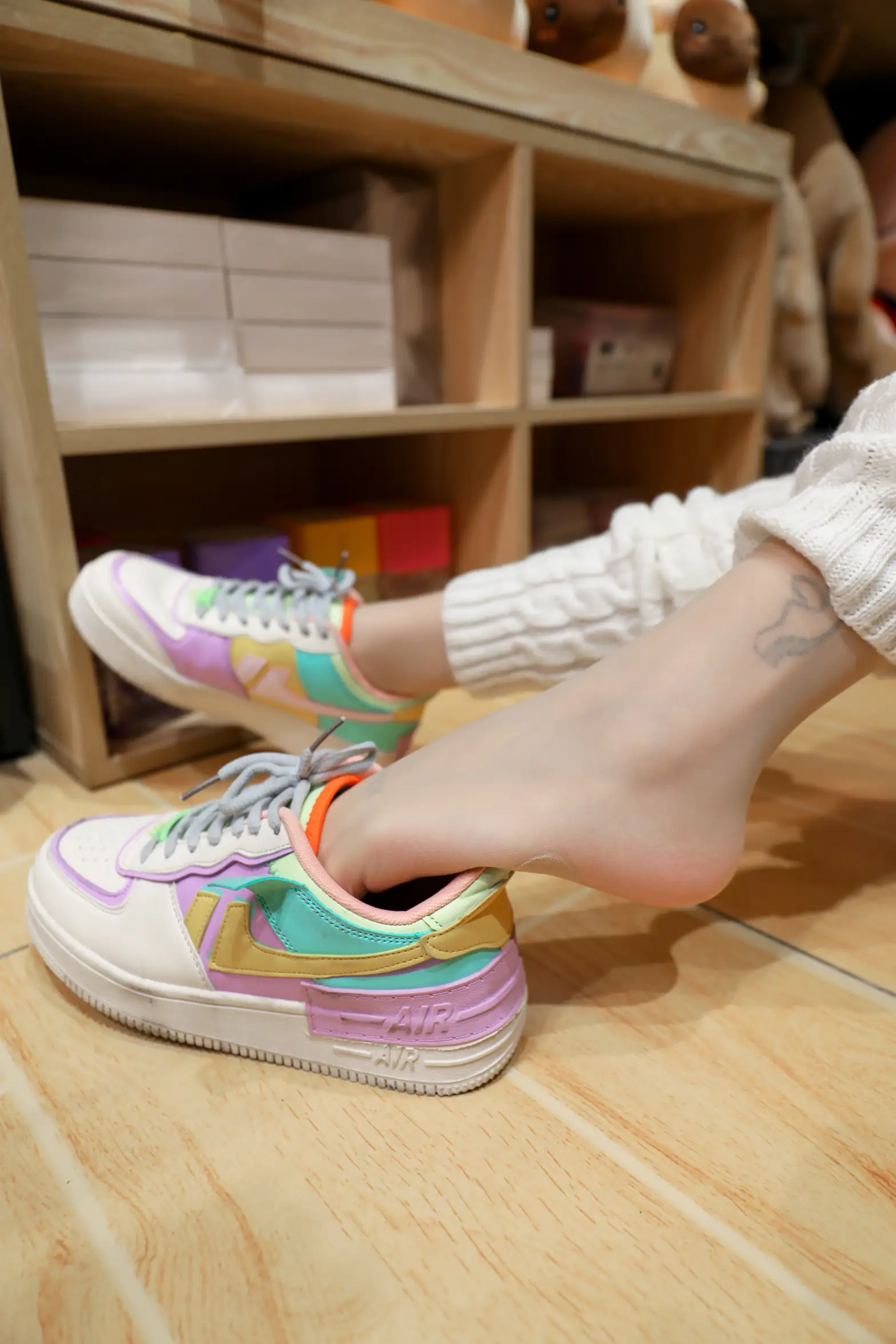 [Mzsock] Love beautiful feet NO.129 Mulberry#[74P]-5