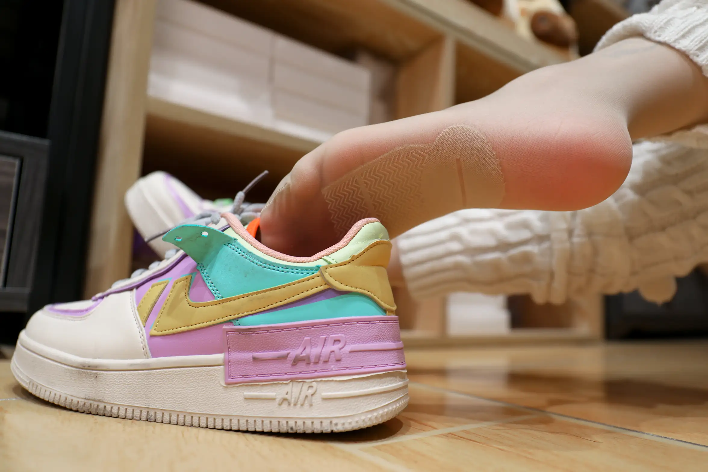 [Mzsock] Love beautiful feet NO.129 Mulberry#[74P]-6