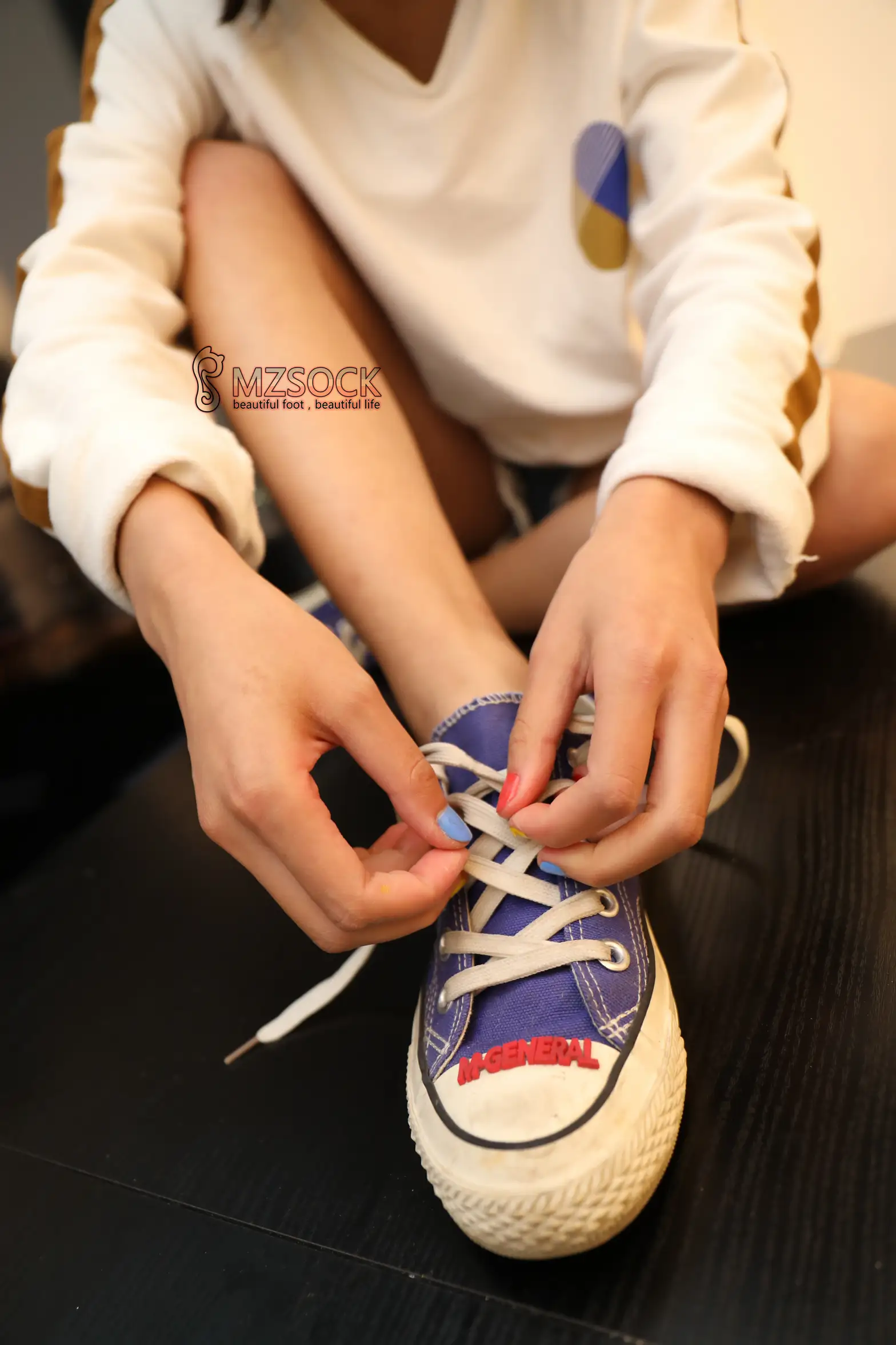 [Mzsock] Love beautiful feet NO.005 Fan Fan#[74P]-5