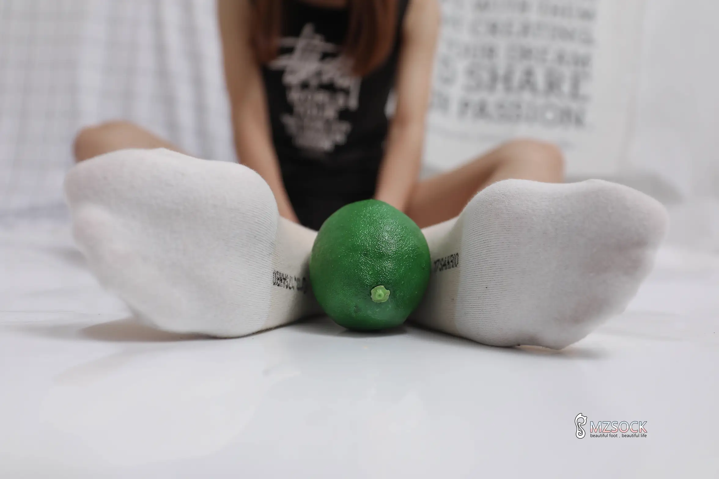 [Mzsock] Love beautiful feet NO.158 cocoa#[74P]-3