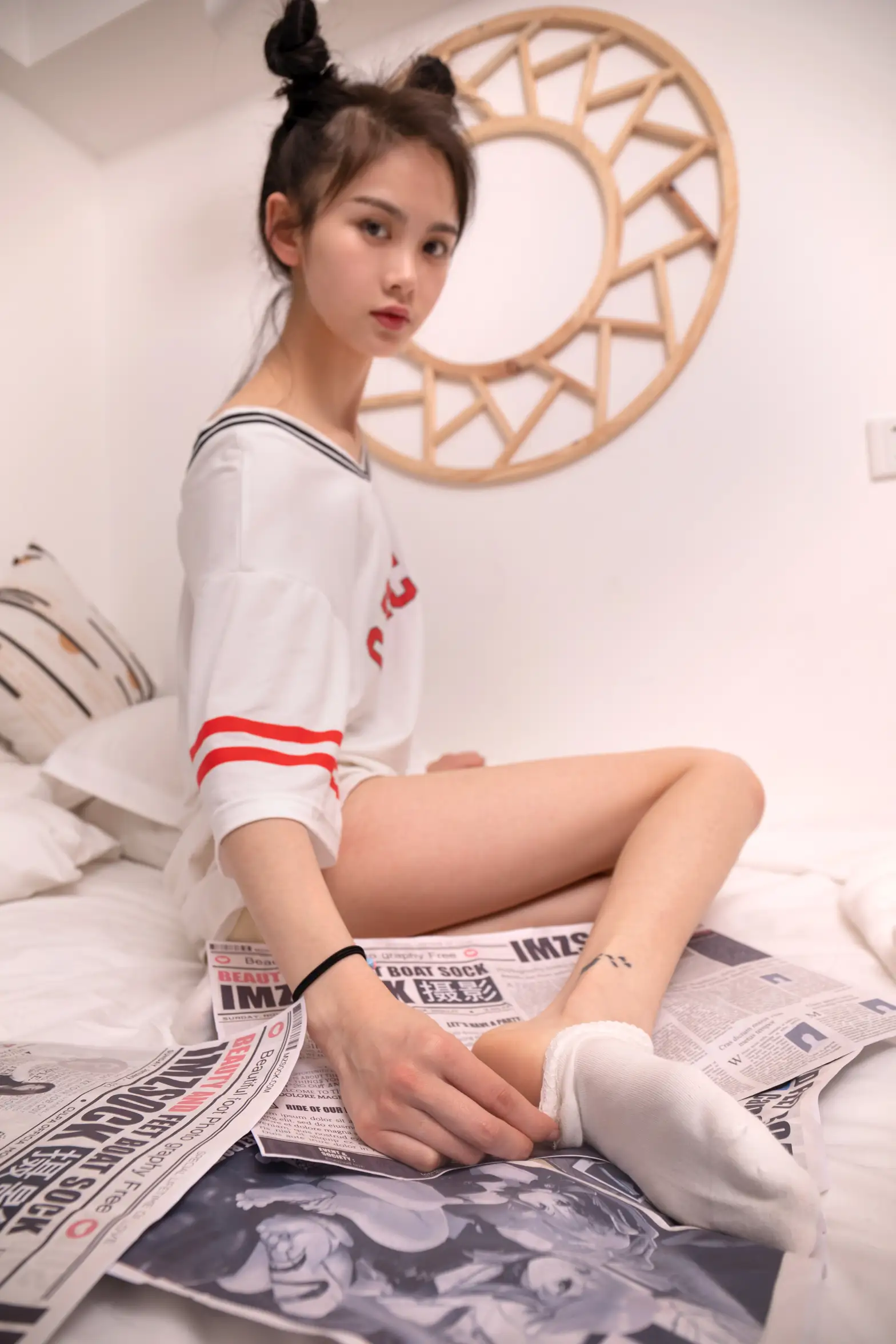 [Mzsock] Love beautiful feet NO.166 Rain foam#[74P]-5