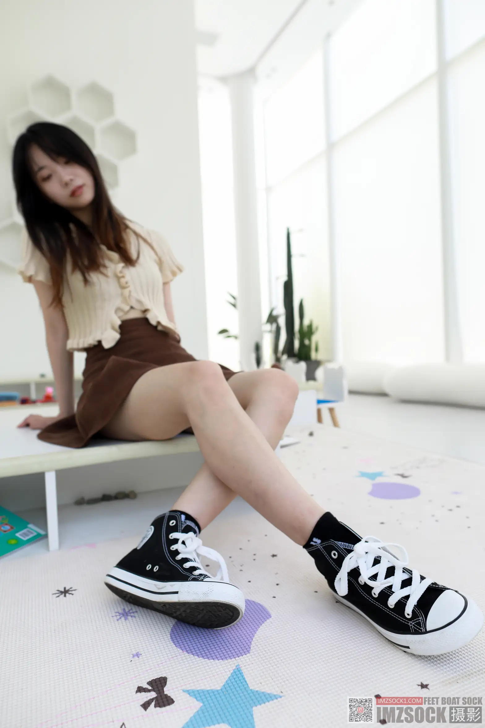 [Mzsock] Love beautiful feet NO.119 cocoa#[74P]-2