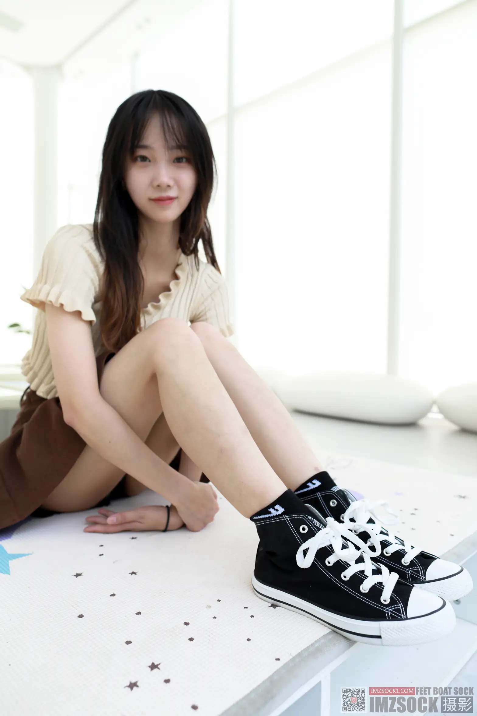 [Mzsock] Love beautiful feet NO.119 cocoa#[74P]-7