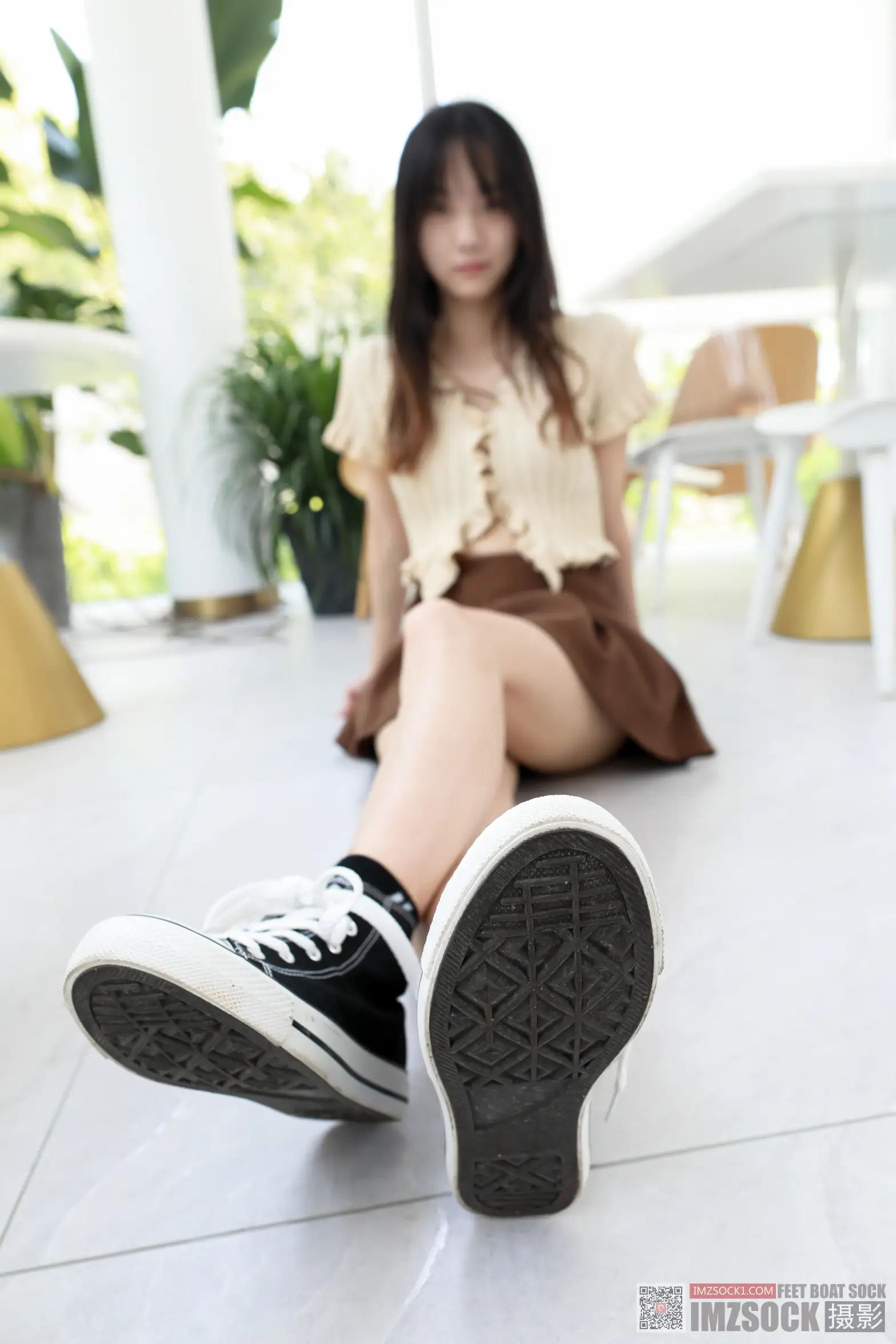 [Mzsock] Love beautiful feet NO.119 cocoa#[74P]-7