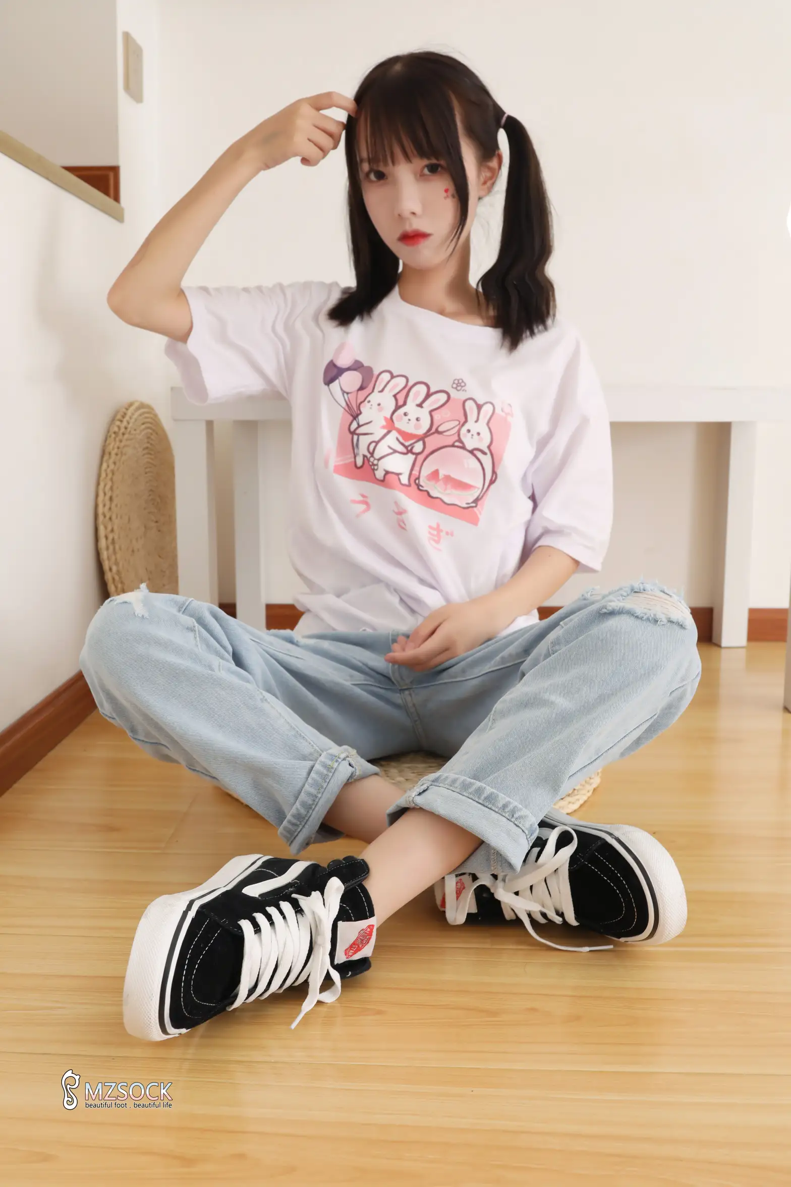 [Mzsock] Love beautiful feet NO.149 Mulberry#[74P]-5