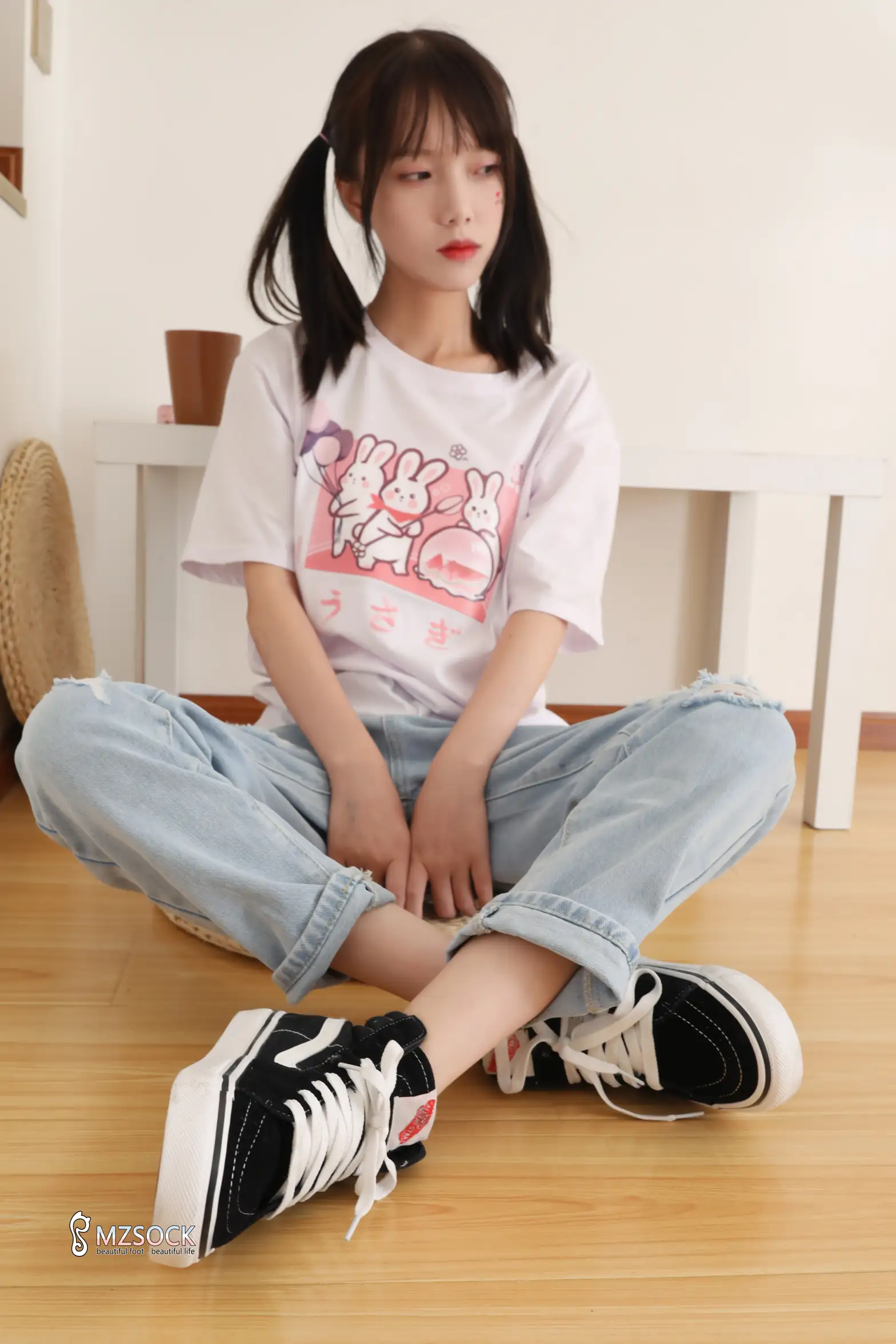 [Mzsock] Love beautiful feet NO.149 Mulberry#[74P]-6
