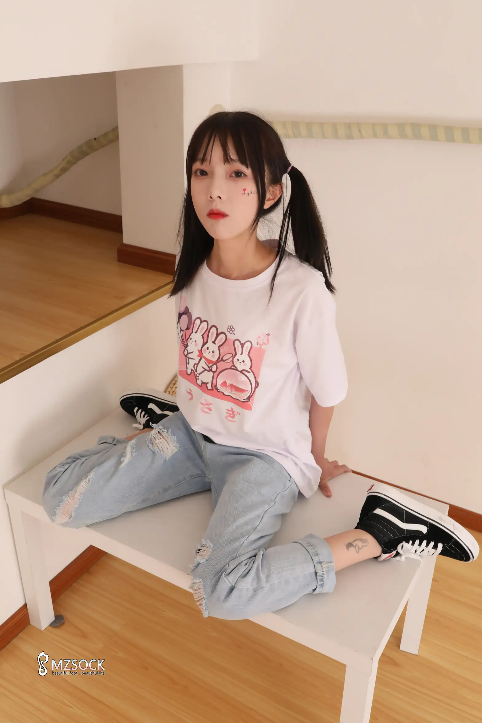 [Mzsock] Love beautiful feet NO.149 Mulberry#[74P]-1