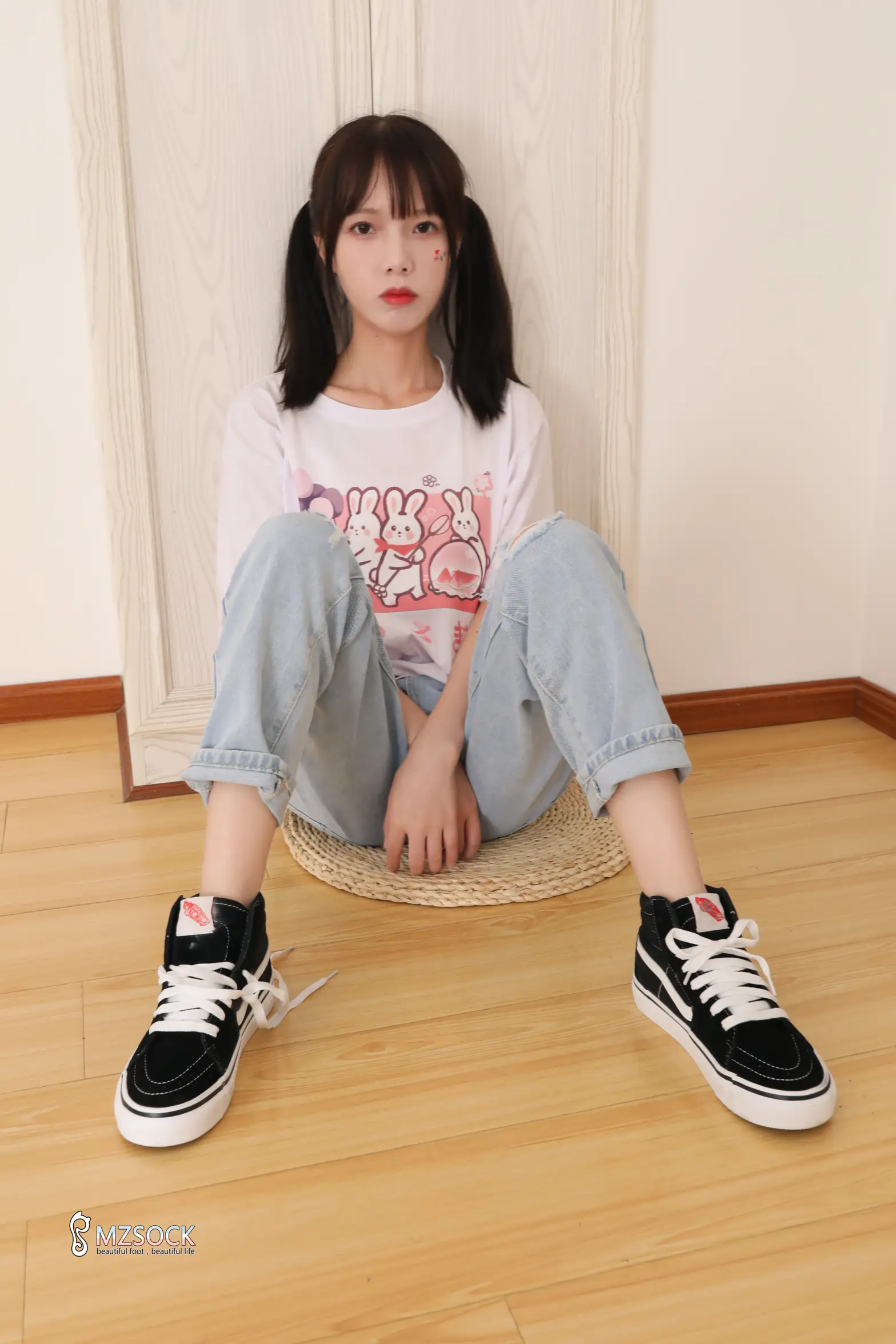 [Mzsock] Love beautiful feet NO.149 Mulberry#[74P]-4