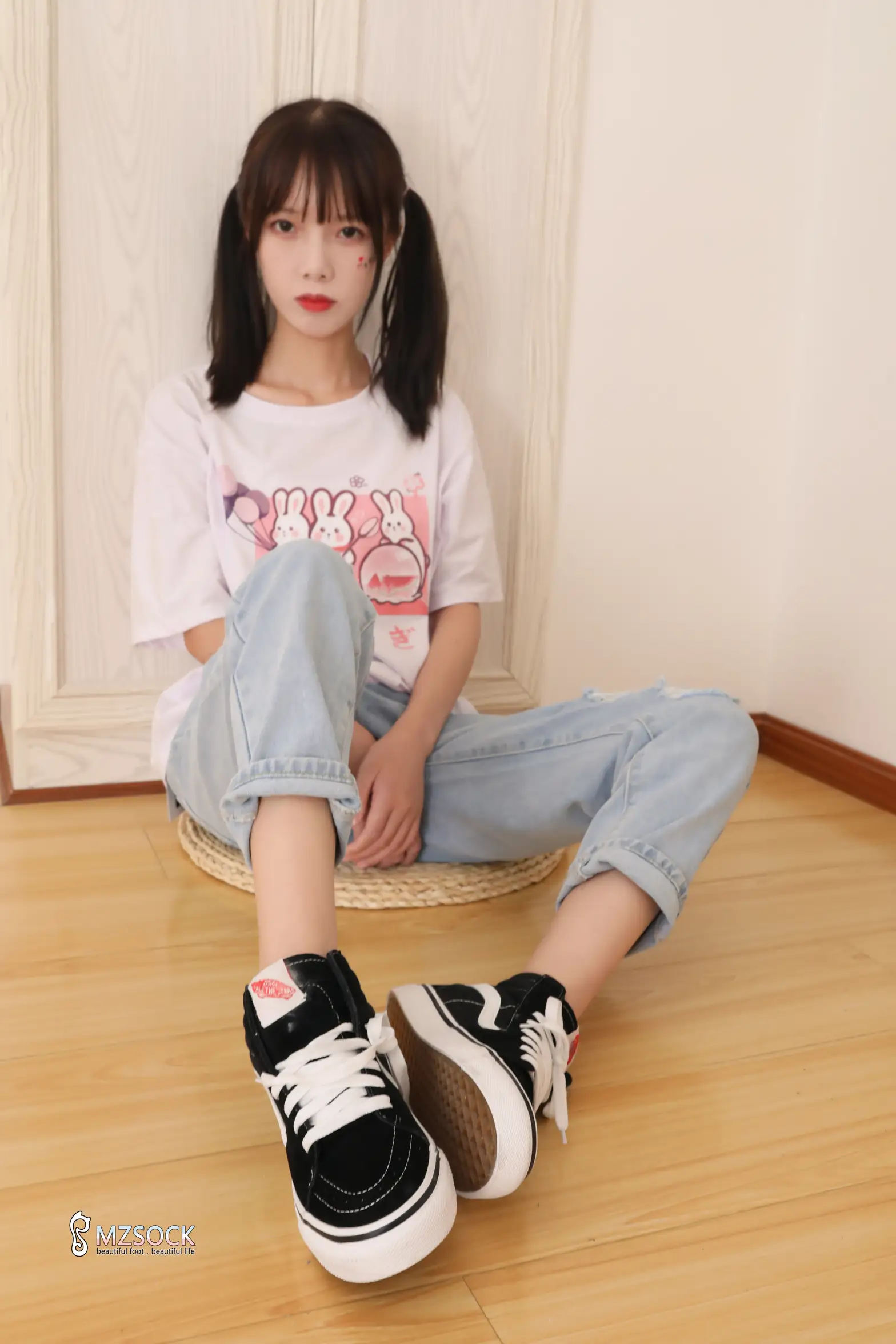 [Mzsock] Love beautiful feet NO.149 Mulberry#[74P]-6