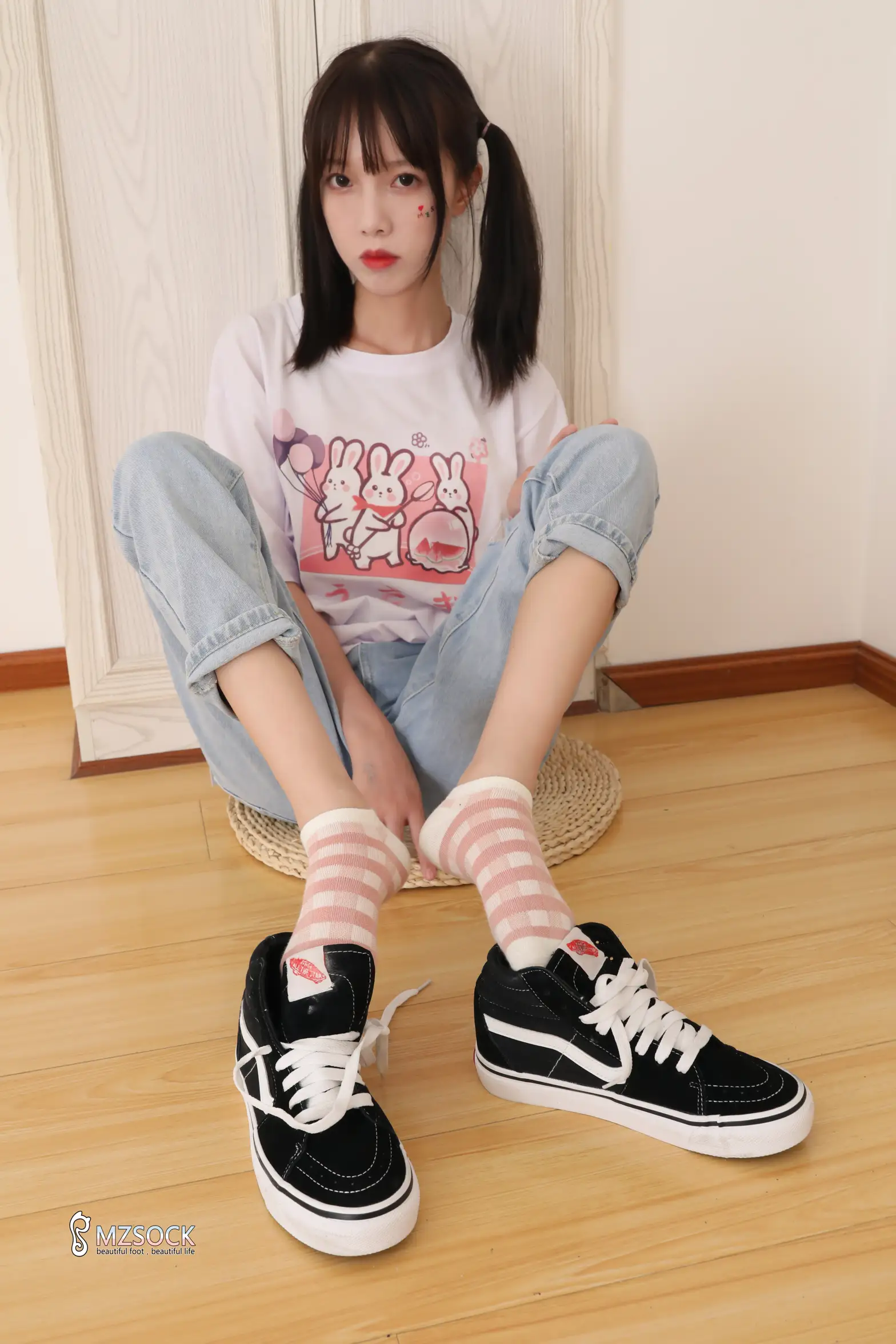 [Mzsock] Love beautiful feet NO.149 Mulberry#[74P]-7