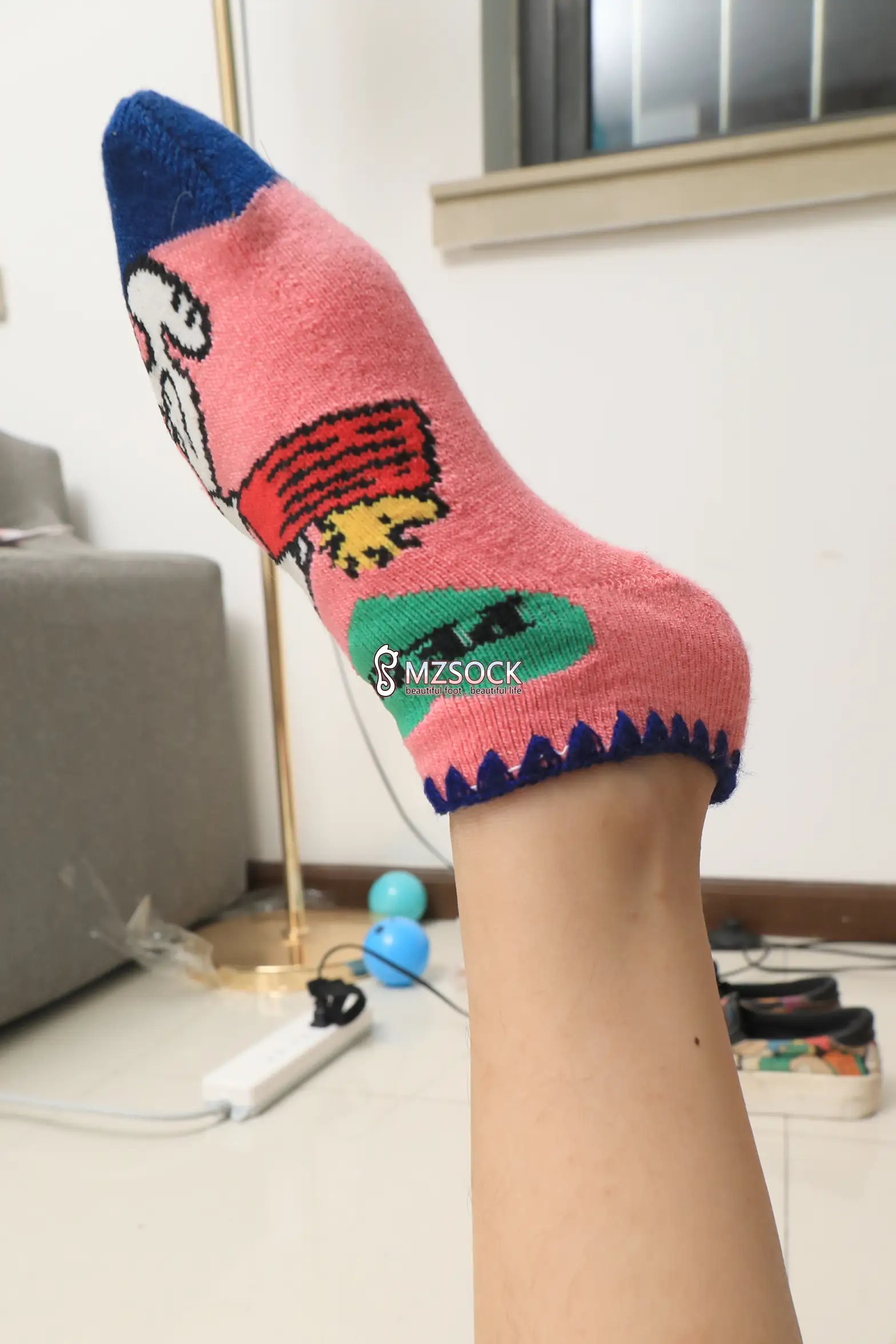 [Mzsock] Love beautiful feet NO.055 snow snow#[74P]-10