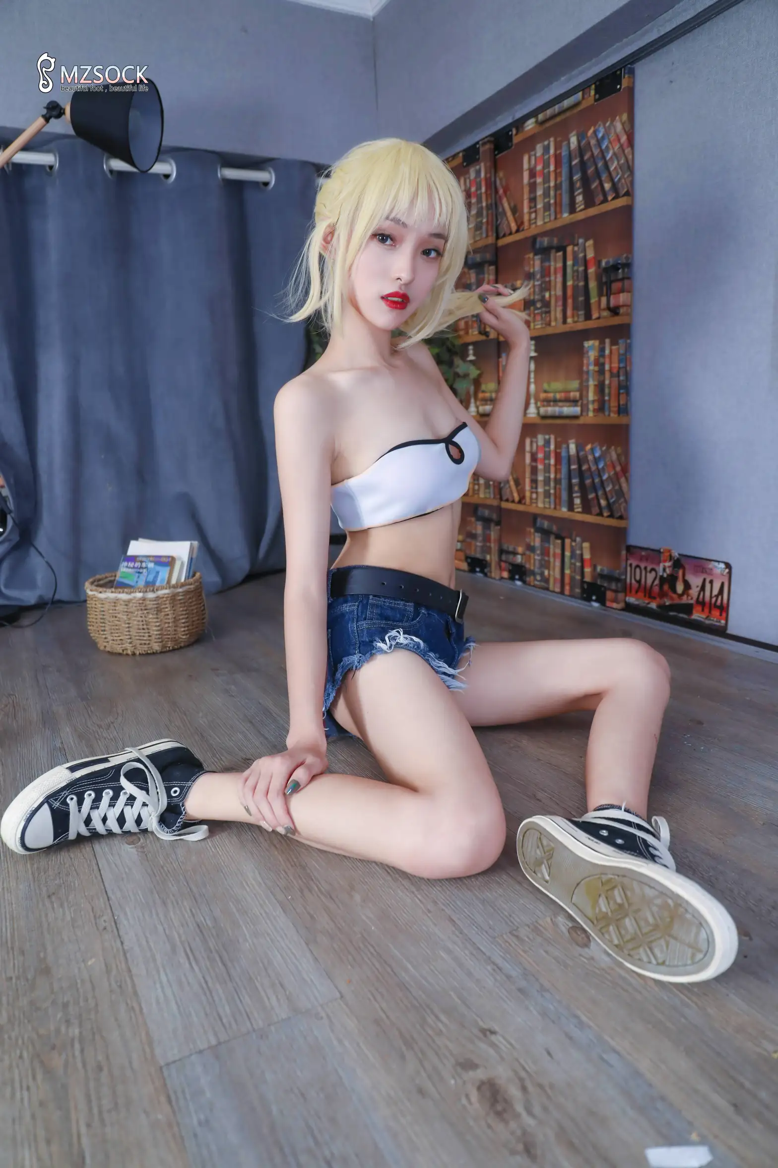 [Mzsock] Love beautiful feet NO.108 Sissi#[74P]-7