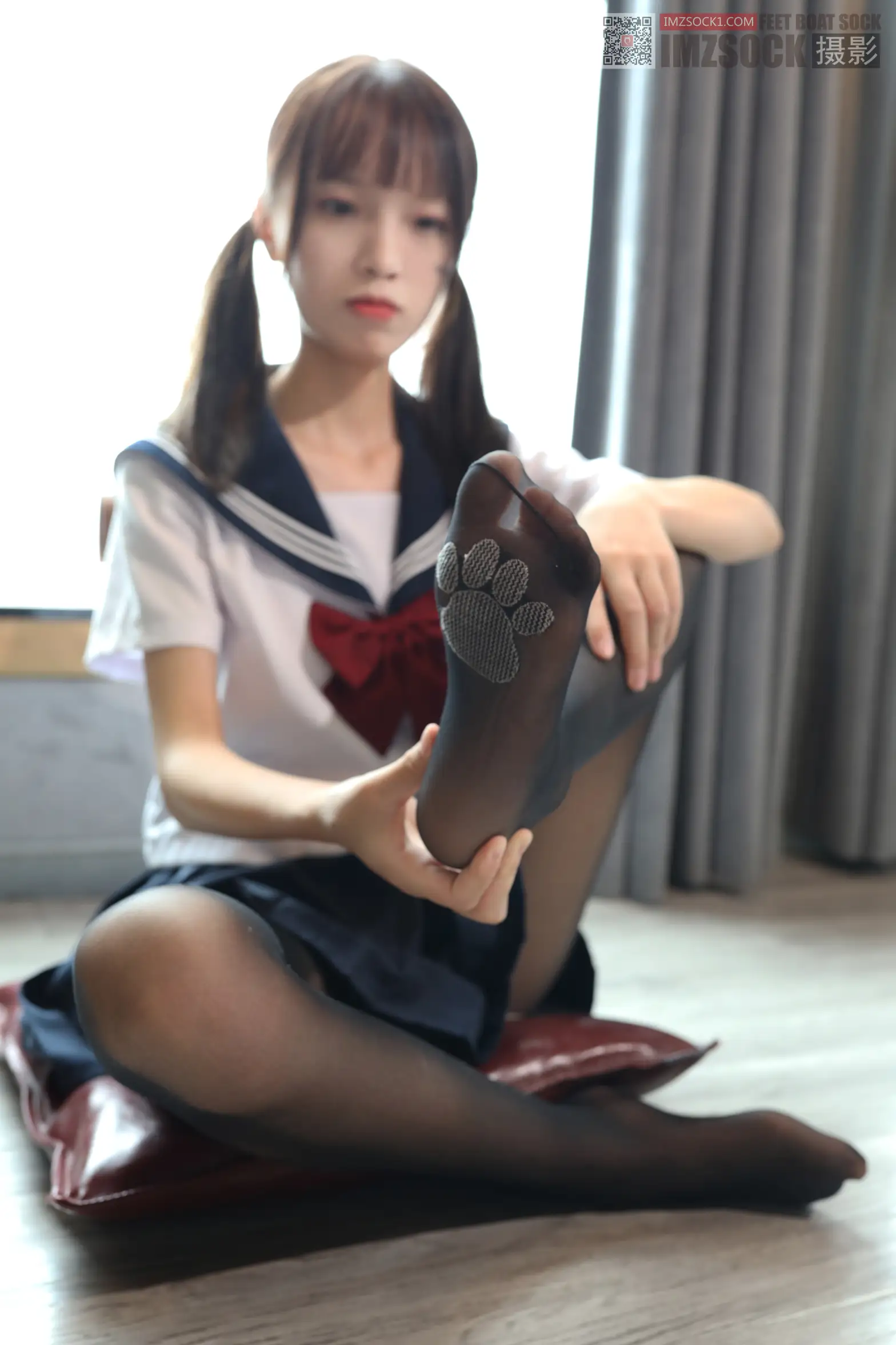 [Mzsock] Love beautiful feet NO.128 Mulberry#[74P]-1
