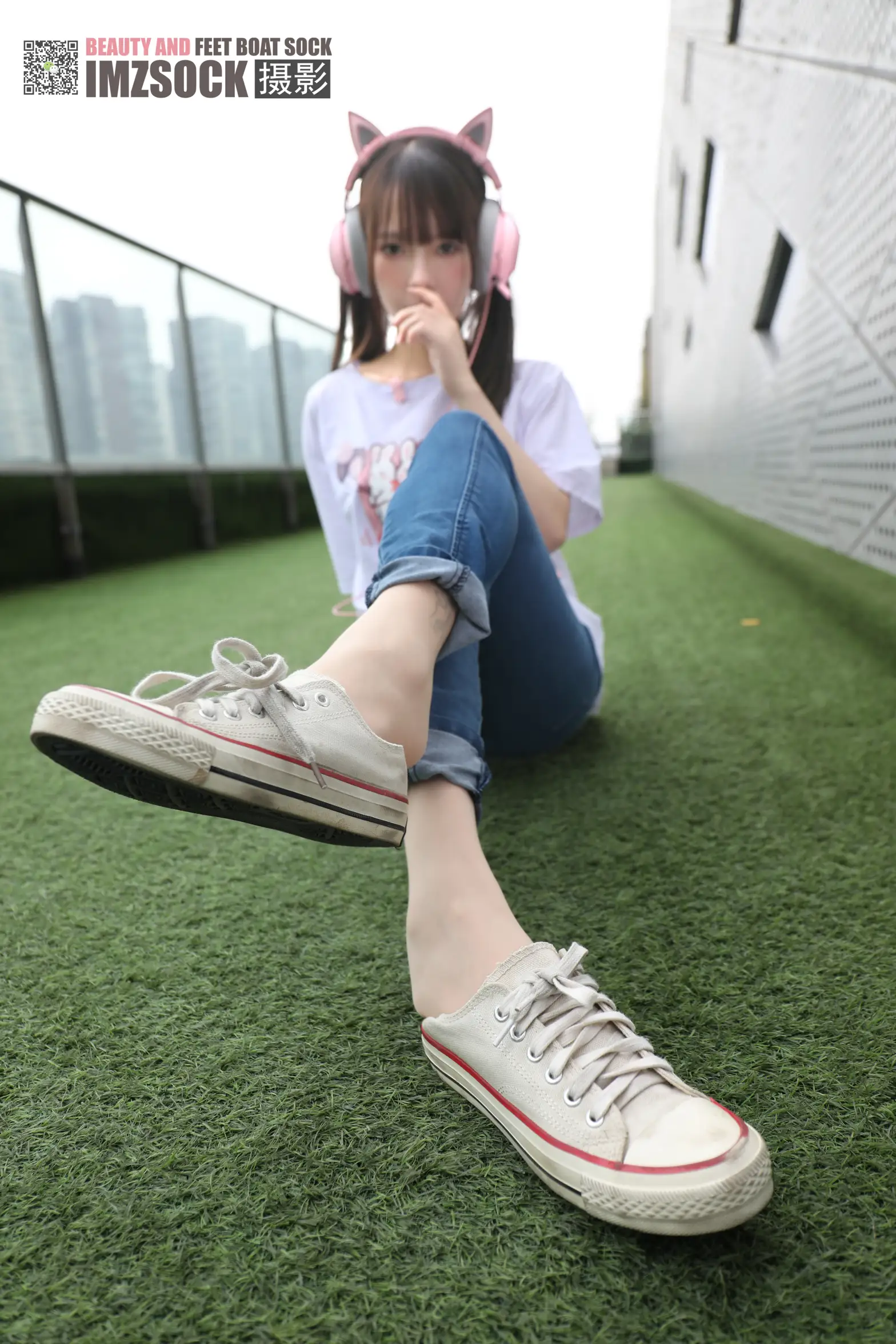 [Mzsock] Love beautiful feet NO.092 Mulberry#[74P]-5
