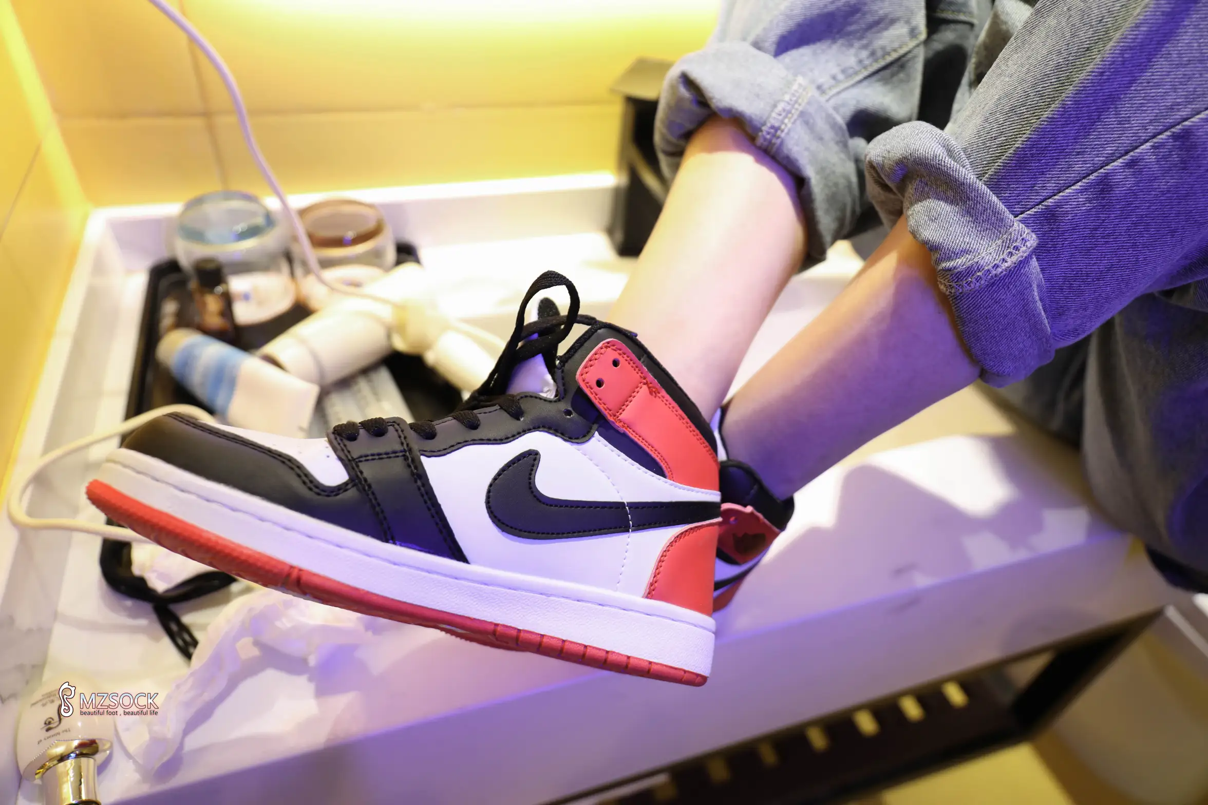 [Mzsock] Love beautiful feet NO.082 Tingting#[74P]-1