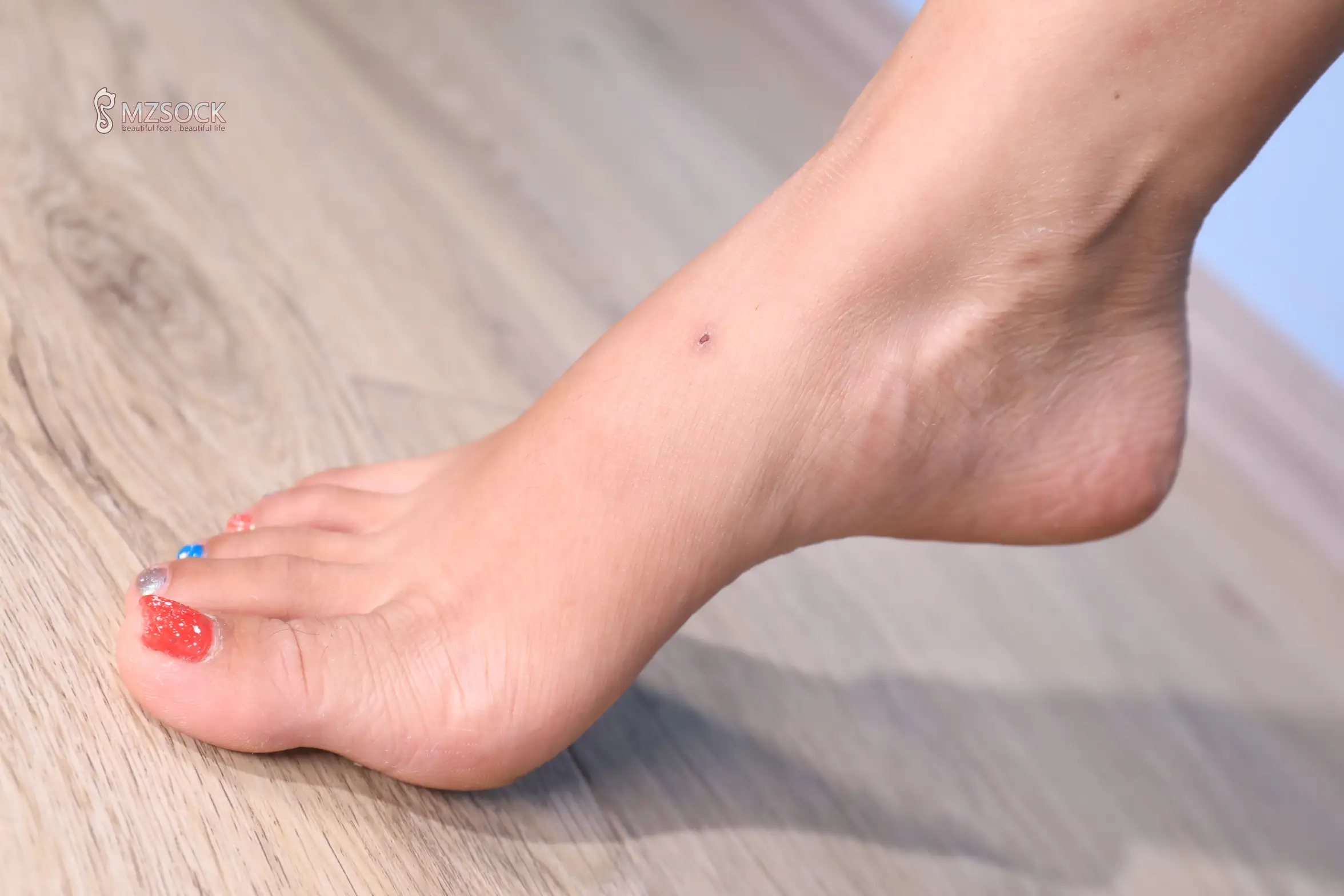 [Mzsock] Love beautiful feet NO.065 snow snow#[33P]-7