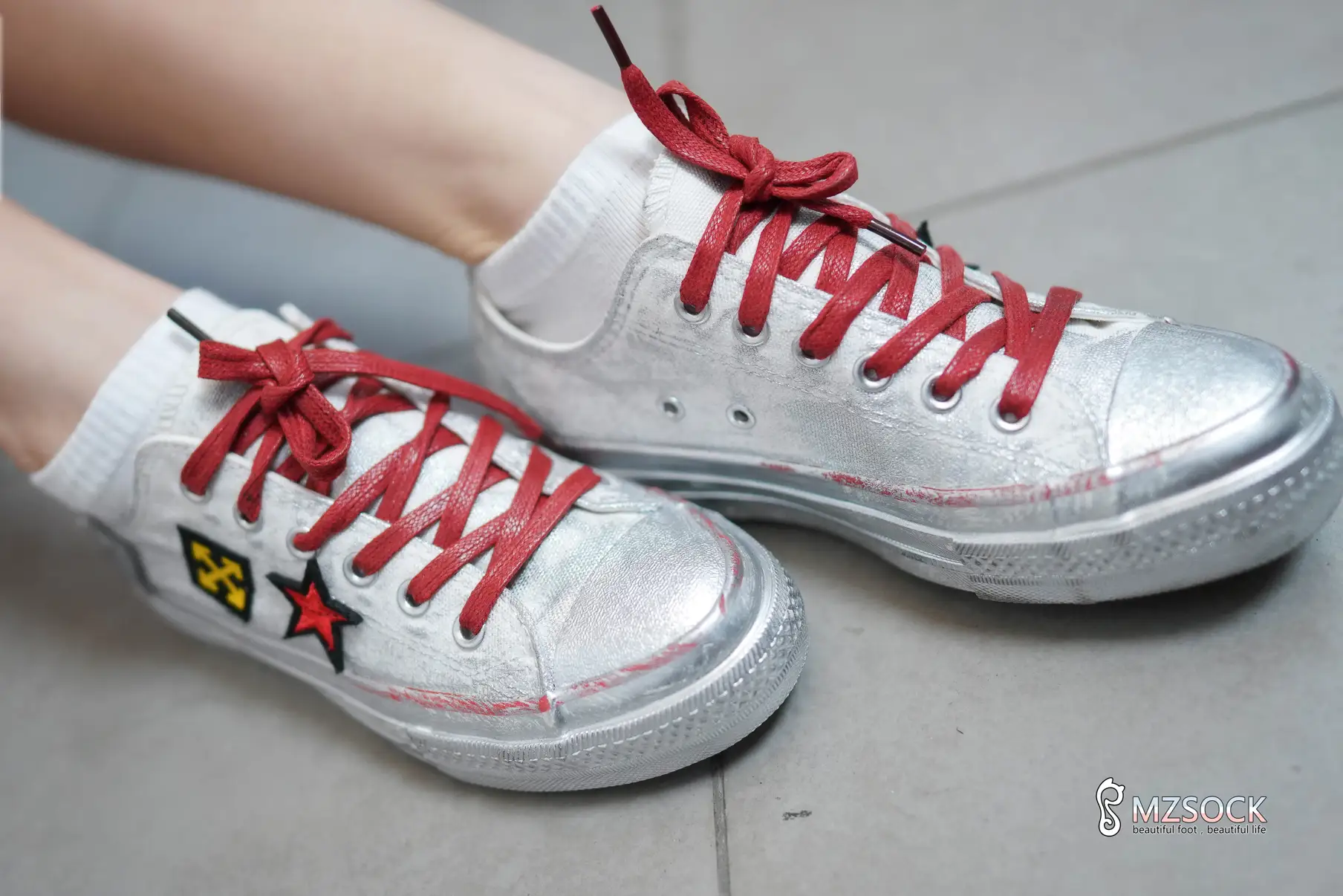 [Mzsock] Love beautiful feet NO.122 Leilei#[74P]-5