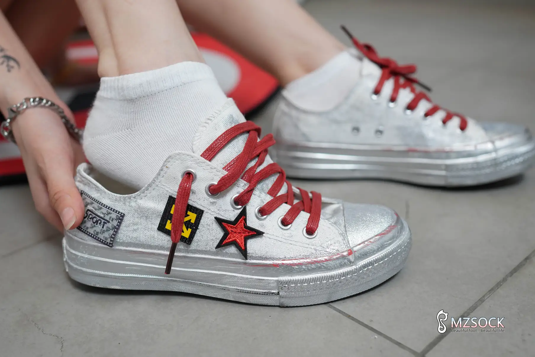 [Mzsock] Love beautiful feet NO.122 Leilei#[74P]-9