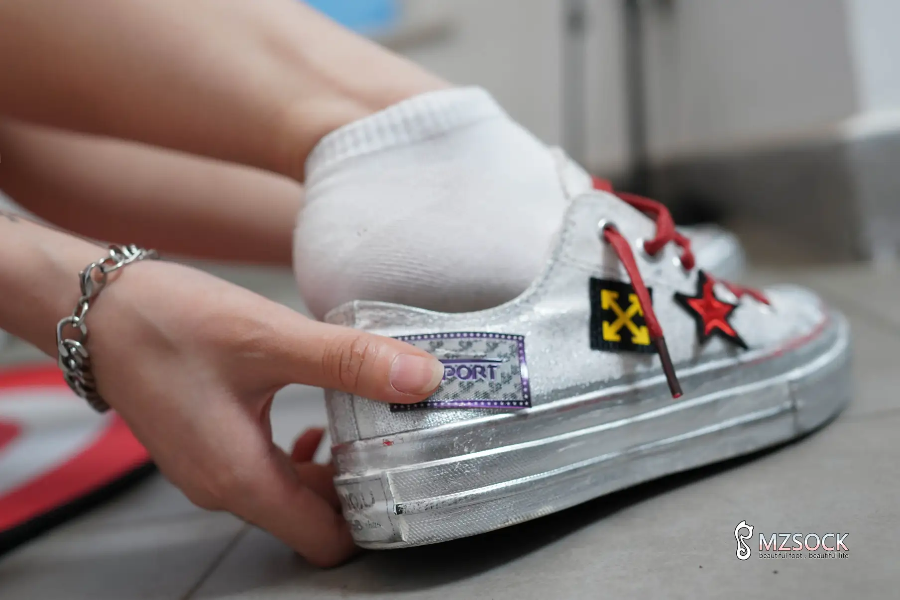 [Mzsock] Love beautiful feet NO.122 Leilei#[74P]-10