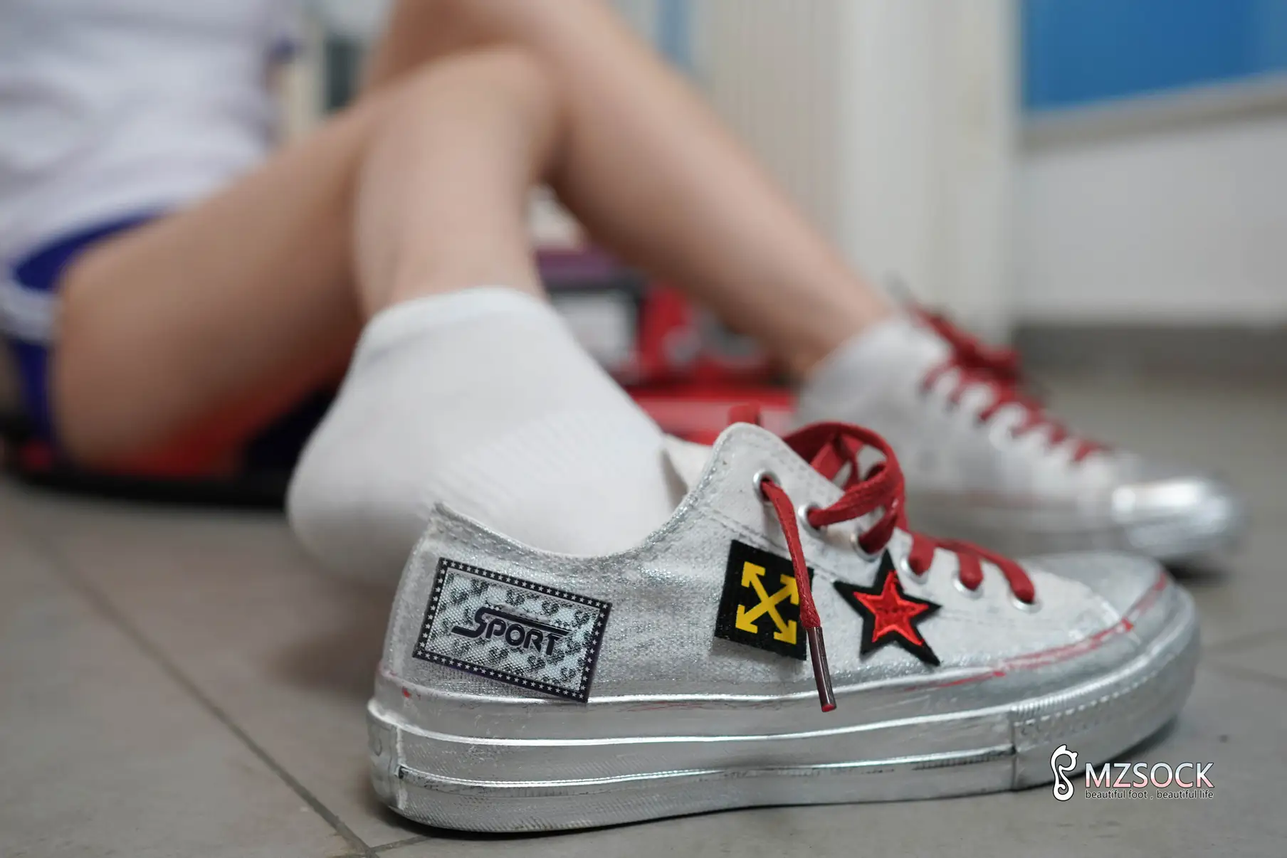 [Mzsock] Love beautiful feet NO.122 Leilei#[74P]-3
