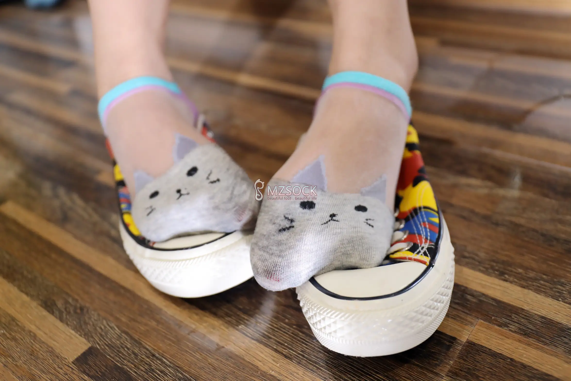 [Mzsock] Love beautiful feet NO.036 cat cat#[74P]-4