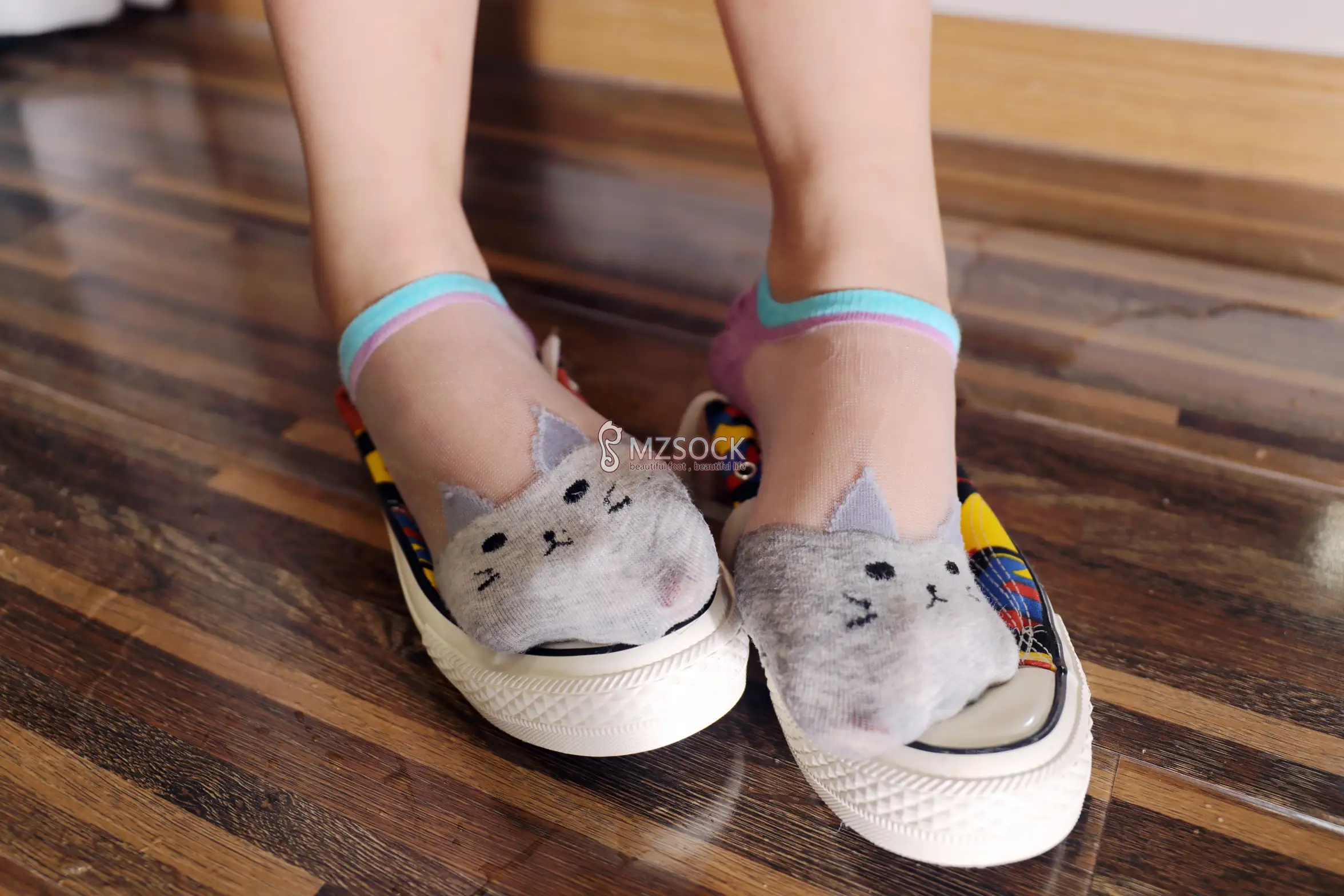 [Mzsock] Love beautiful feet NO.036 cat cat#[74P]-5