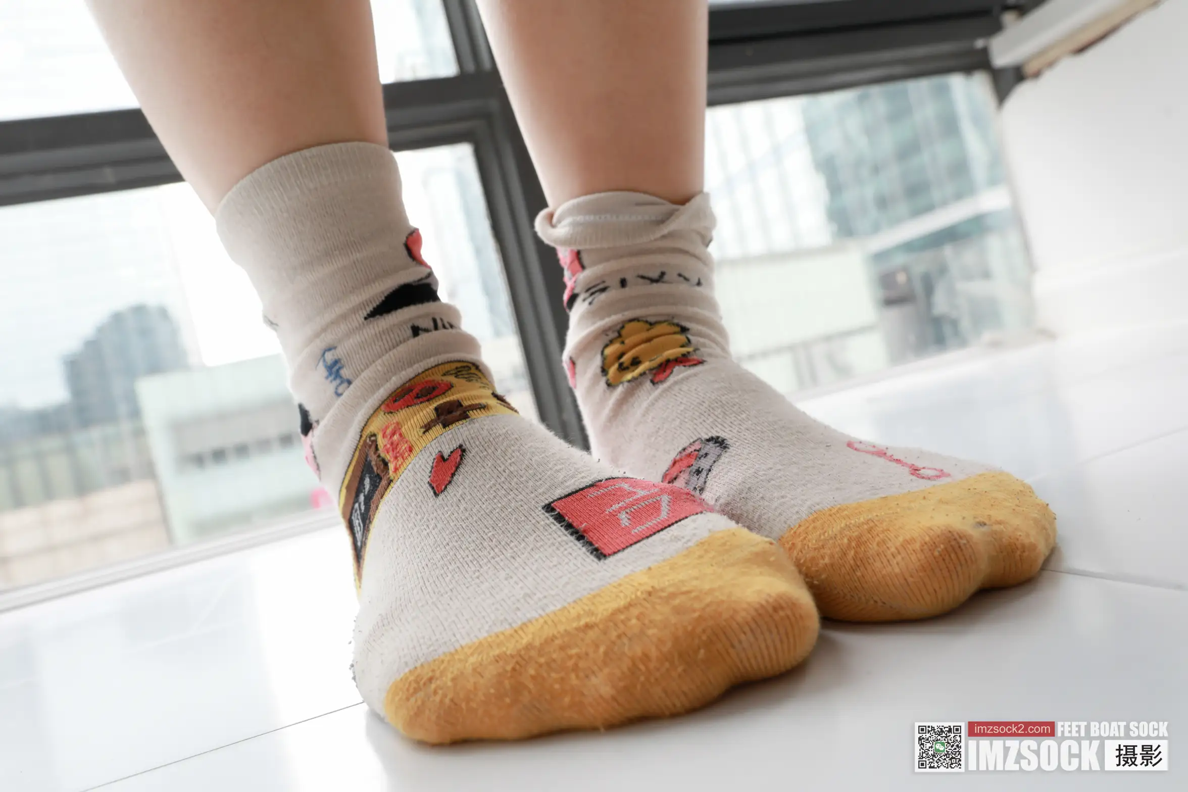 [Mzsock] Love beautiful feet NO.088 wheat#[74P]-7