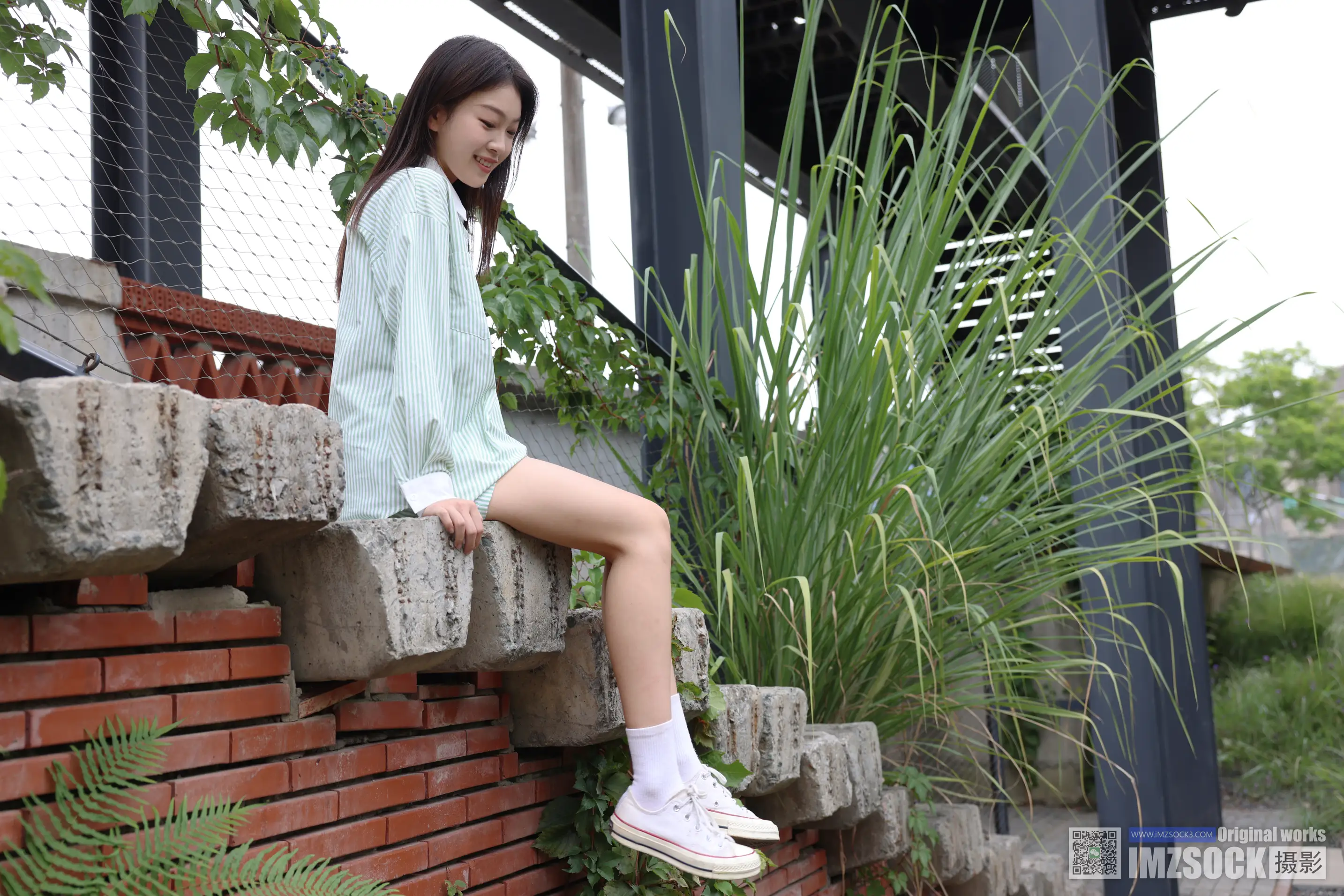 [Mzsock] Love beautiful feet NO.243 coriander#[74P]-6