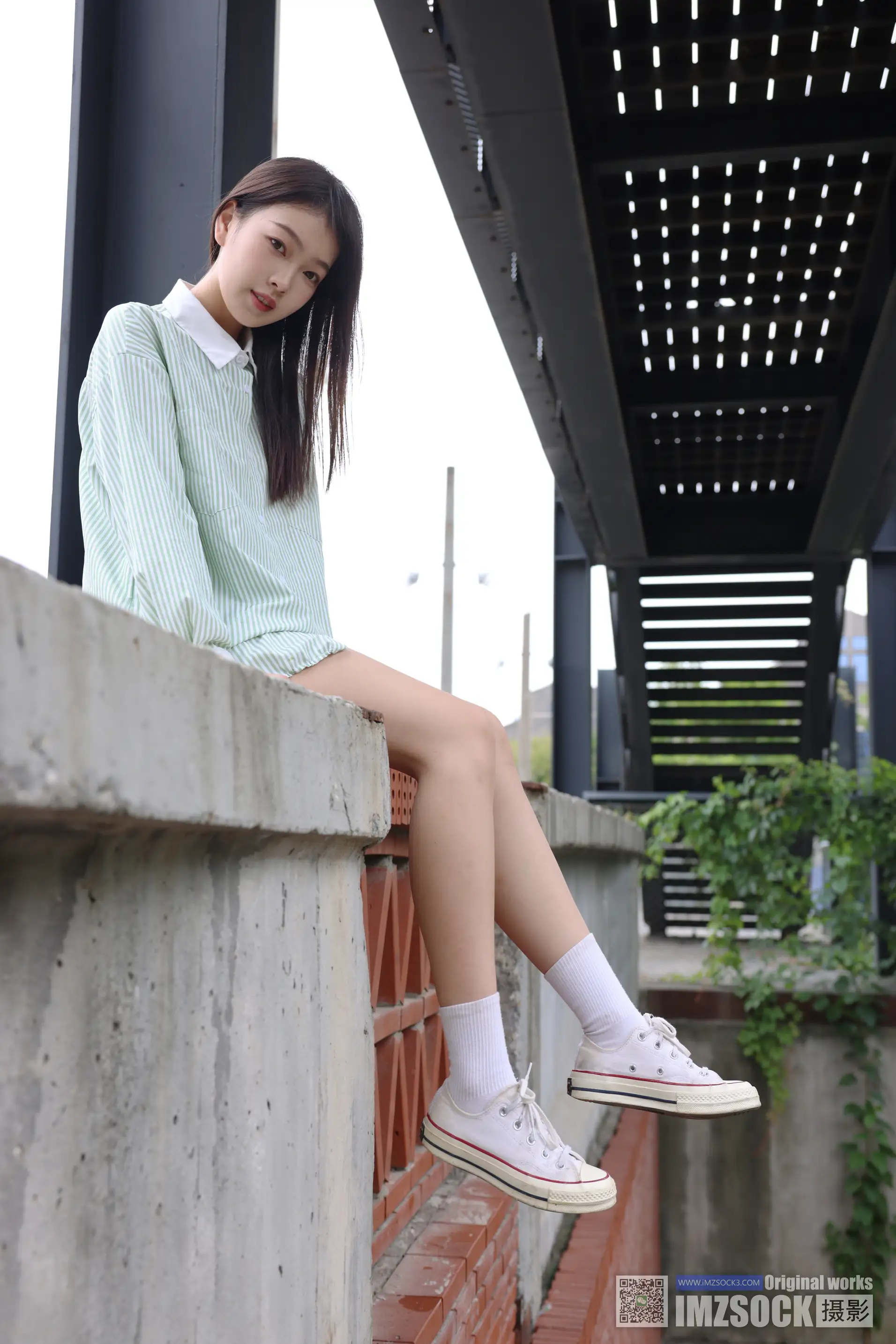 [Mzsock] Love beautiful feet NO.243 coriander#[74P]-8