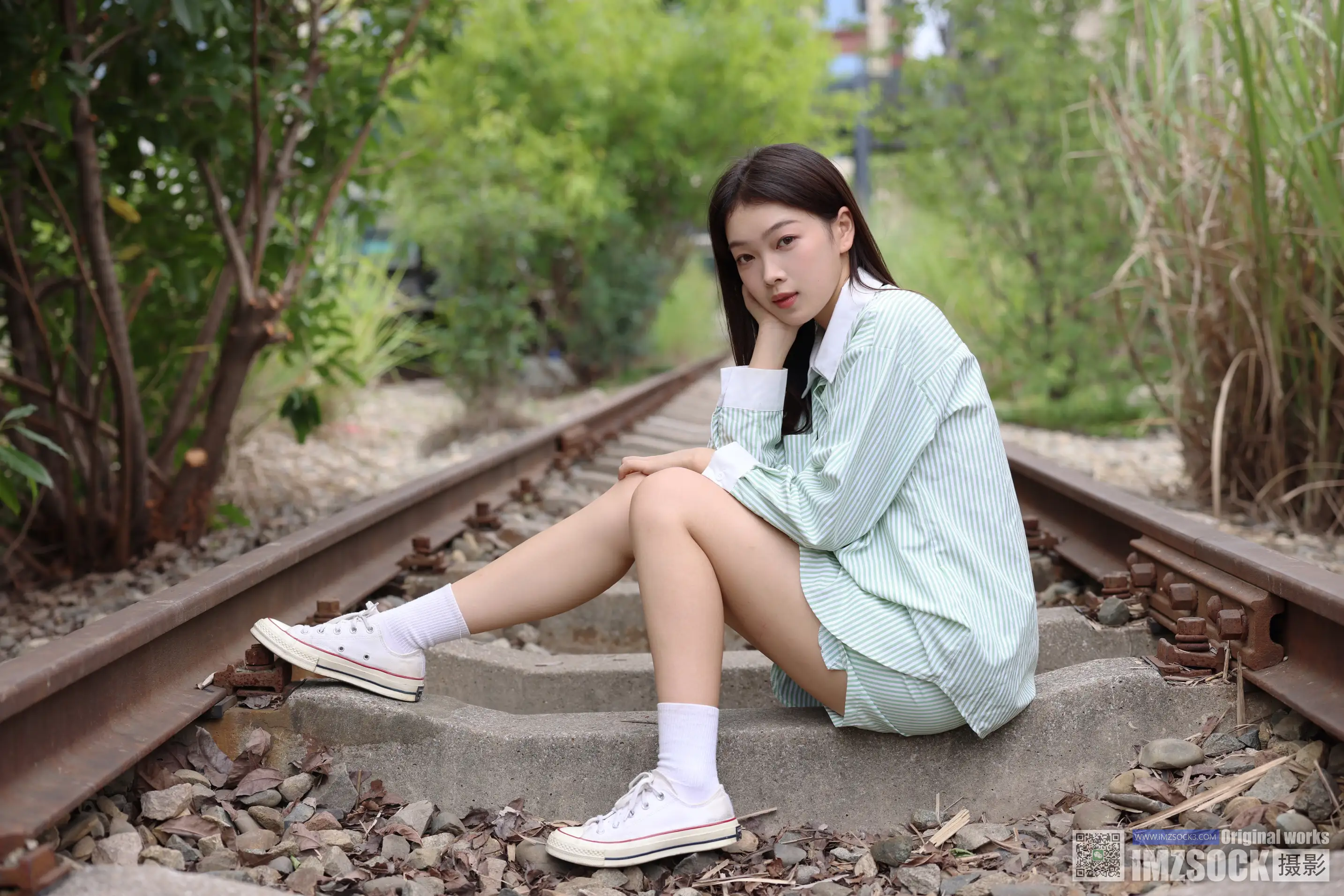 [Mzsock] Love beautiful feet NO.243 coriander#[74P]-10