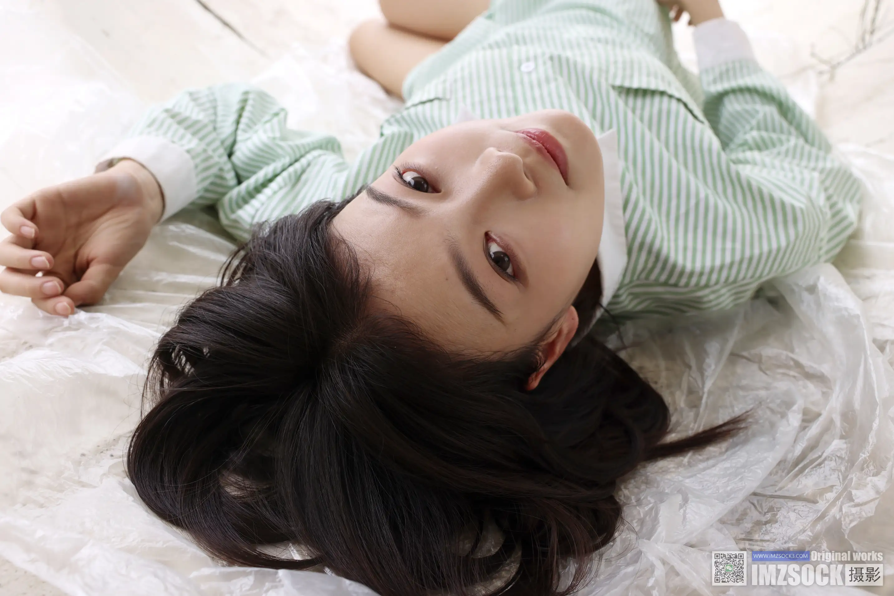 [Mzsock] Love beautiful feet NO.243 coriander#[74P]-3
