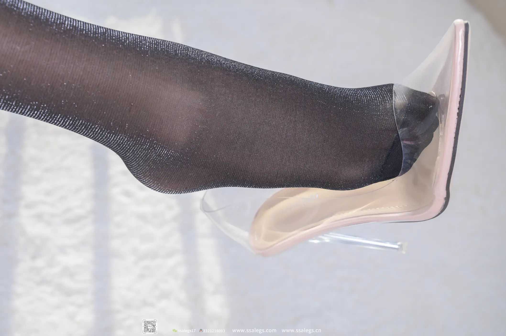 [Mzsock] NO.501 Susu Shiny Black Stockings Photo (Part 1) silk club#[123P]-3