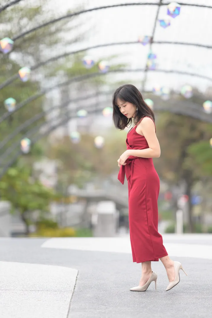 [Mzsock] NO.217 YoYo elegant jumpsuit with high heels street photography#[105P]-4