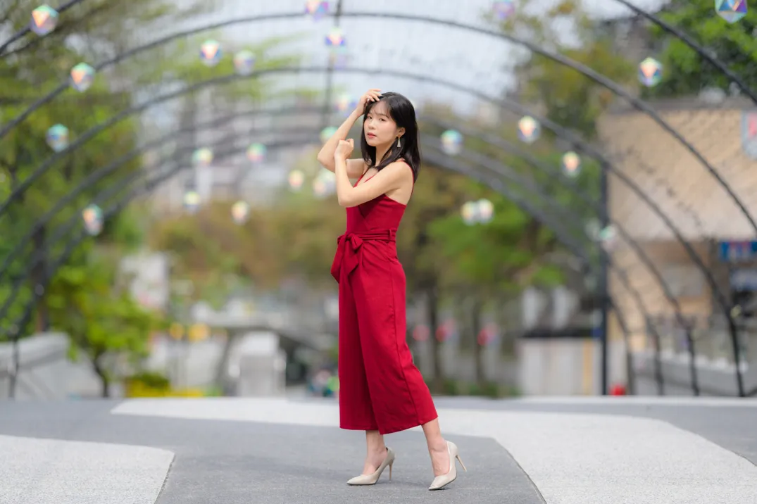 [Mzsock] NO.217 YoYo elegant jumpsuit with high heels street photography#[105P]-8
