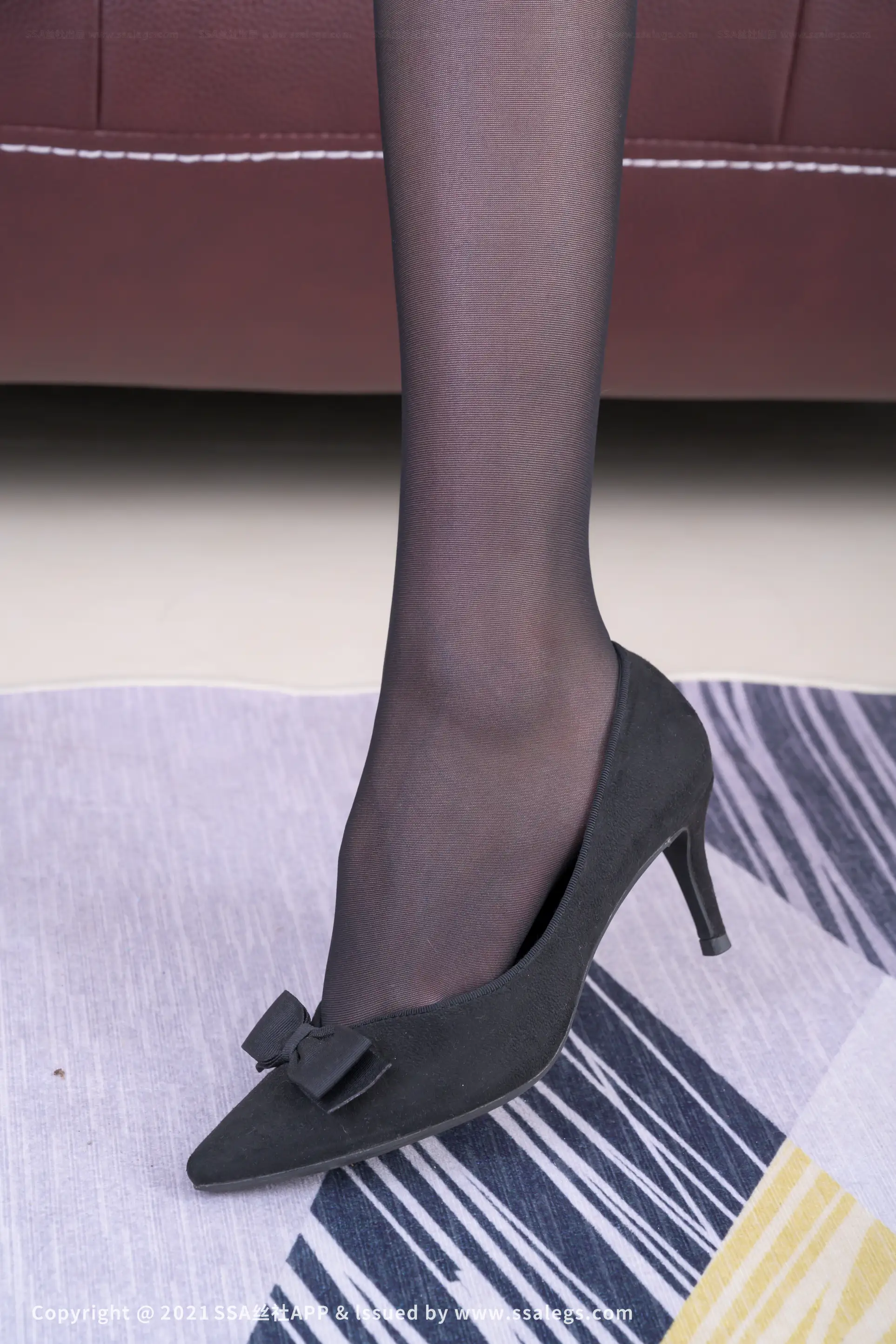 [Mzsock] NO.634 Photo of leg model Jingjing’s beautiful legs in black stockings (Part 1) silk club#[128P]-3